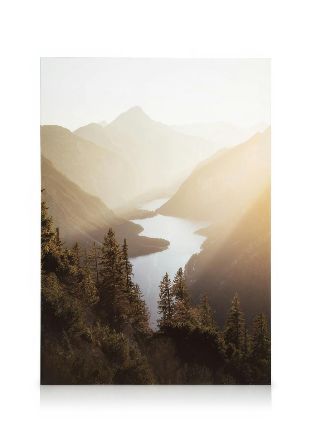 Magisch Meer Canvas (50x70 cm - Fotokaders Eiken) - Poster Store