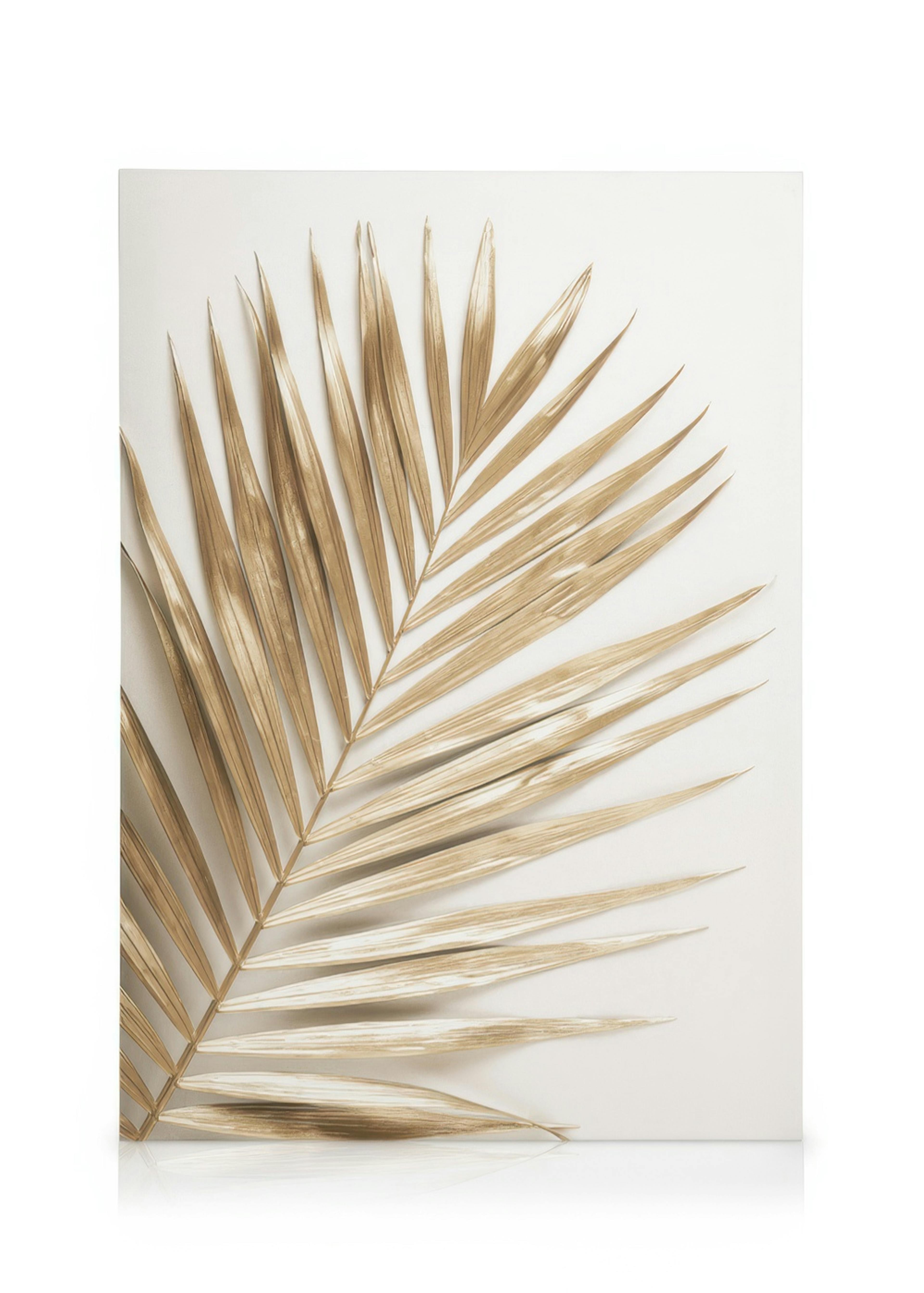 Gold Palm Canvas print 0