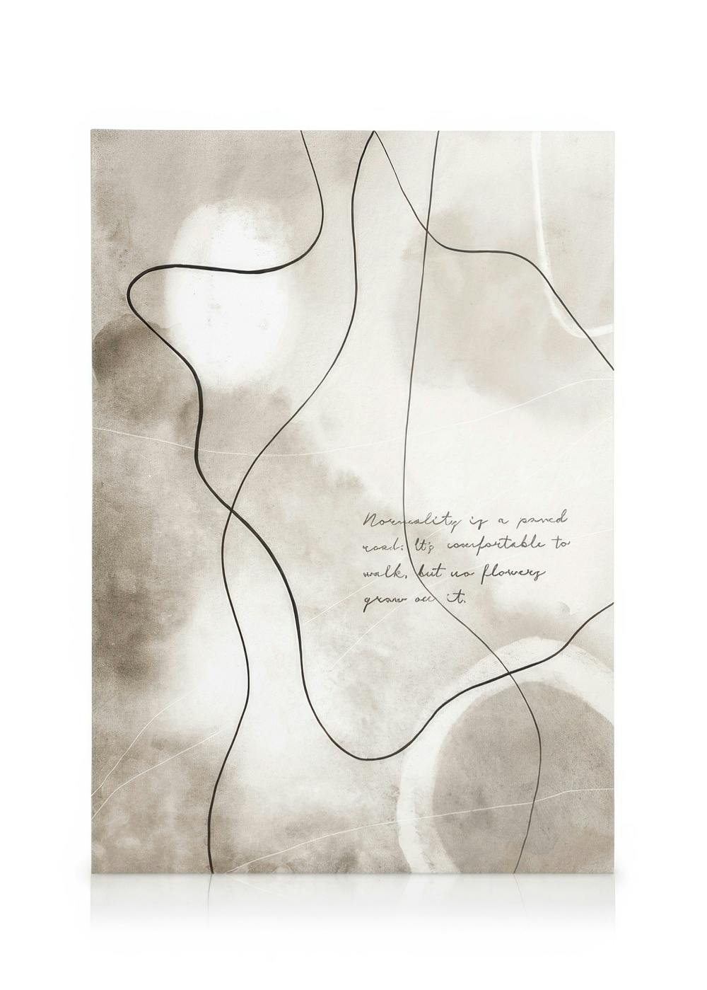 Canvastavlor - Abstrakt Konst No1 Canvastavla (30x40 cm) - Poster Store