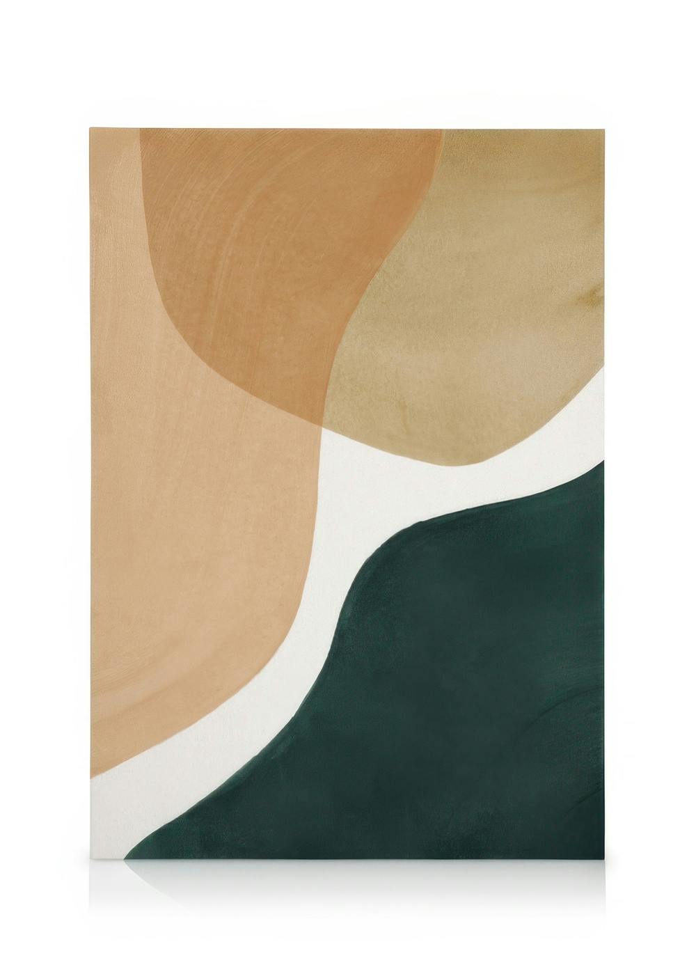 Abstract Watercolour Canvas print (50x70 cm - Black Frame) - Poster Store High Quality Picture Frames