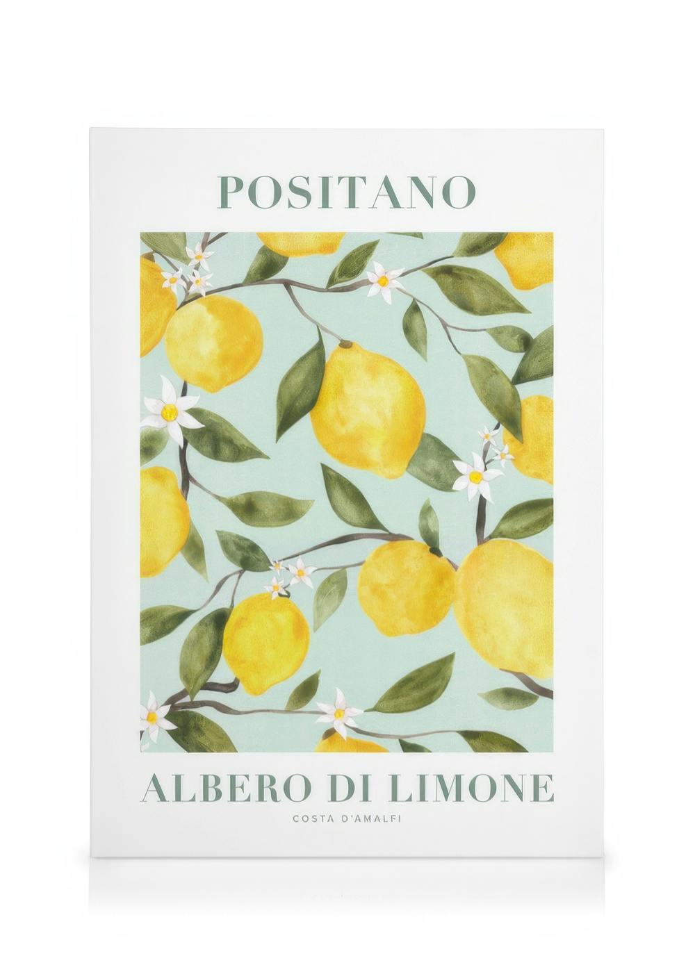 Canvastavlor - Positano Citroner Canvastavla (30x40 cm) - Poster Store
