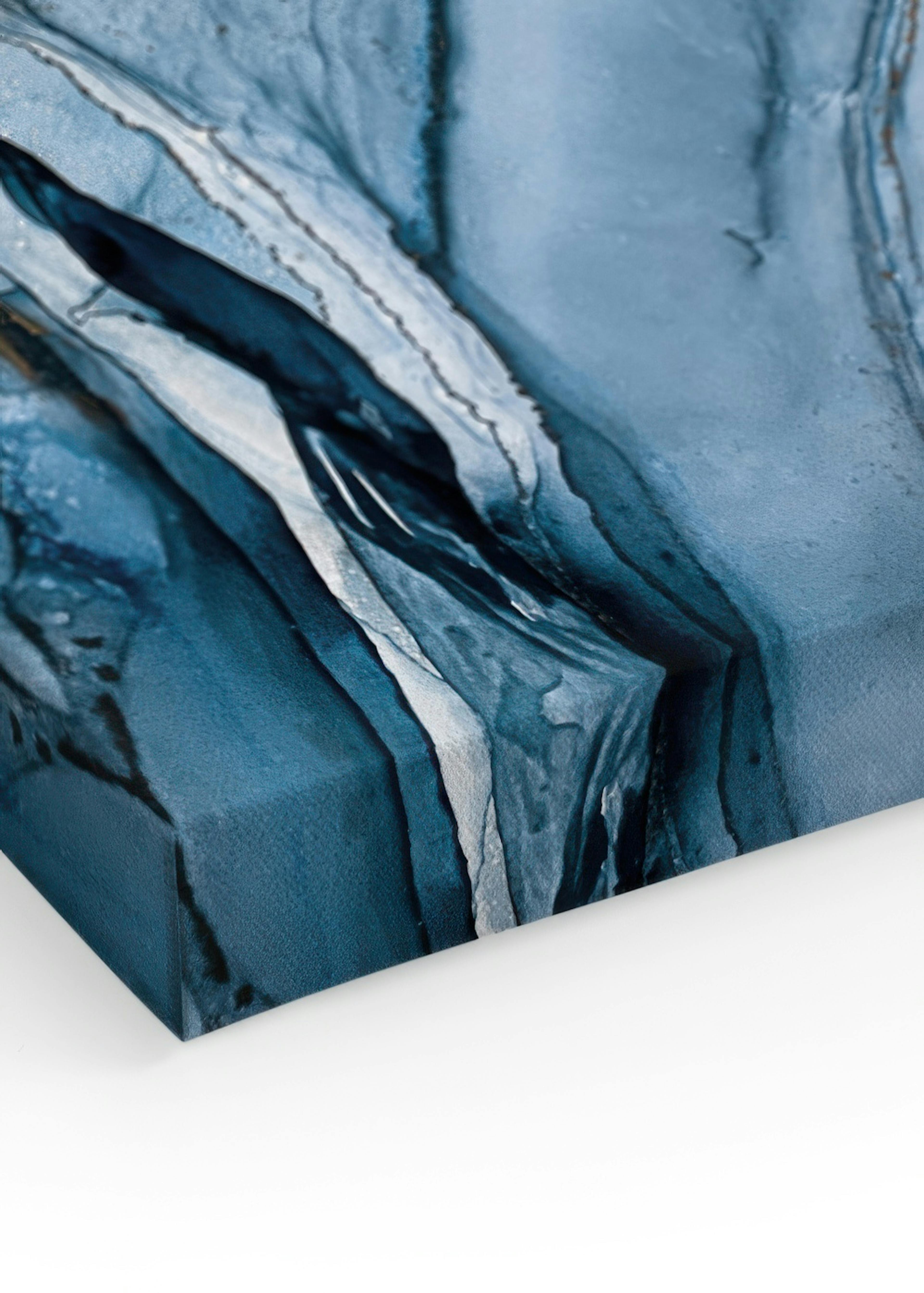 Abstract Blue Watercolour No2 Canvas print thumbnail