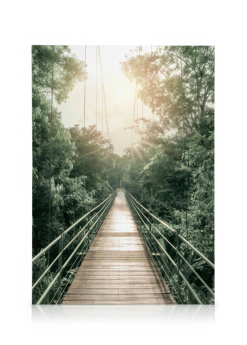 Hangende Brug Canvas (30x40 cm) - Poster Store