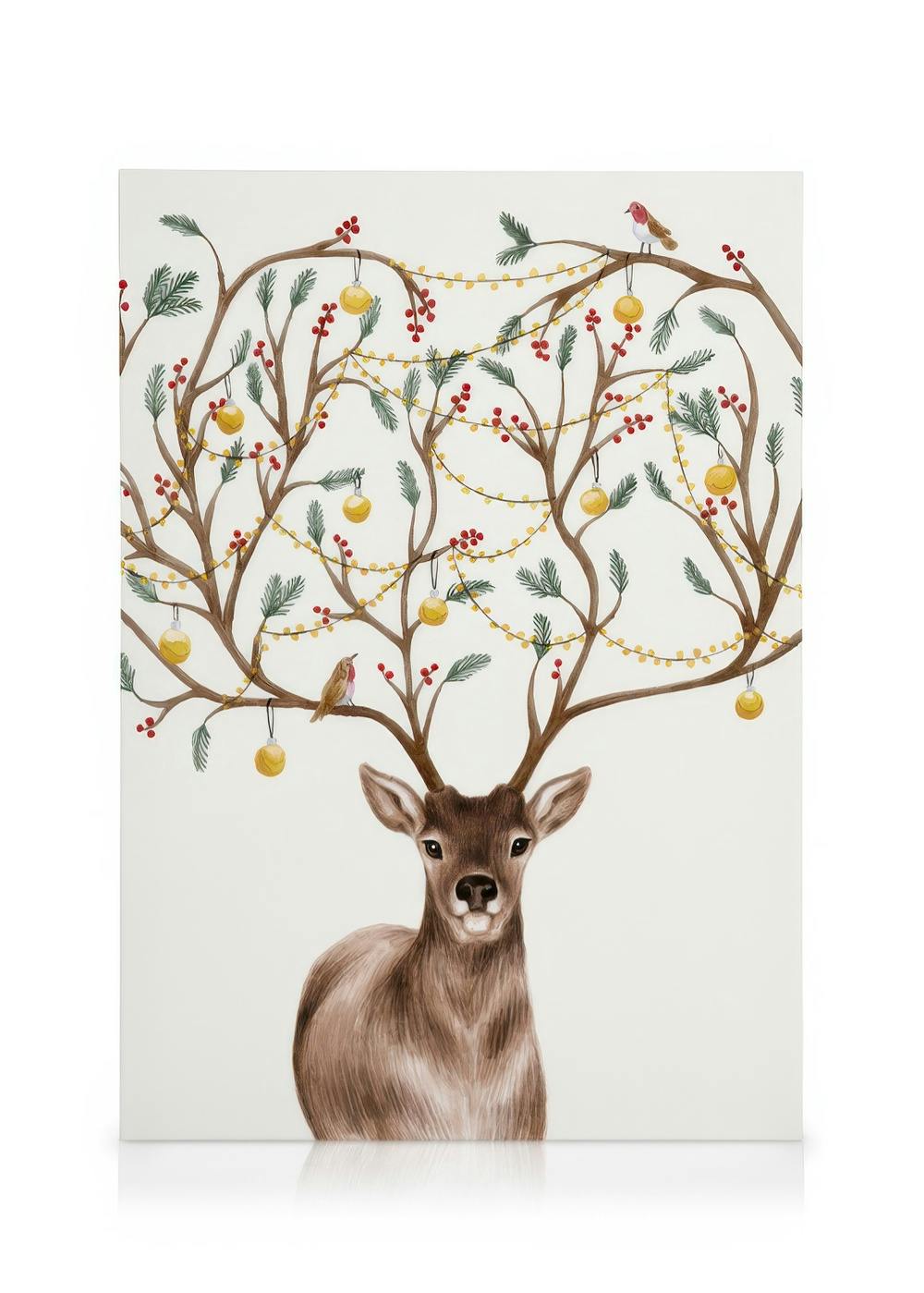 Canvas Prints - Decorated Deer Canvas print (50x70 cm) - Poster Store