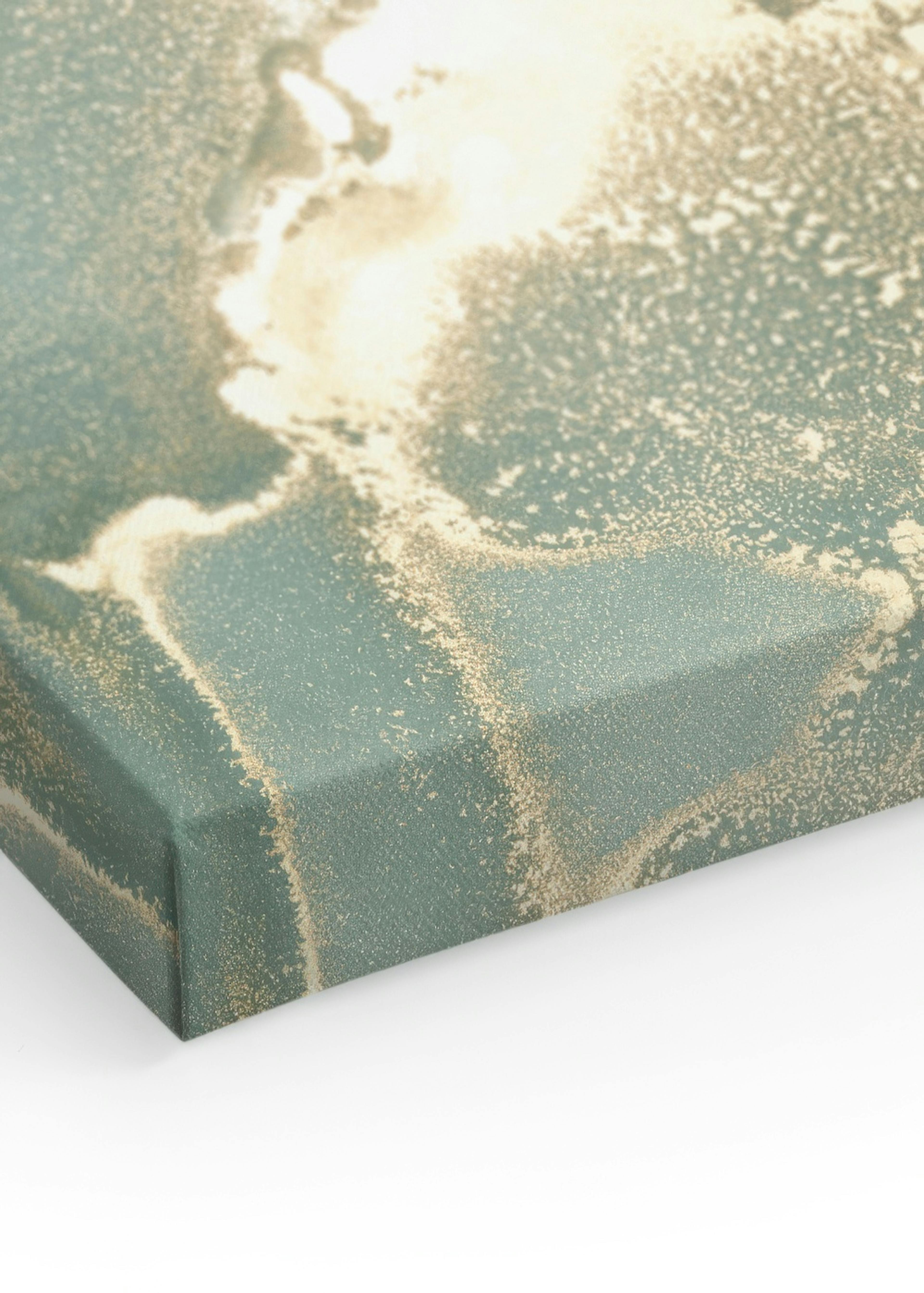 Abstract Green Marble No1 Leinwand thumbnail