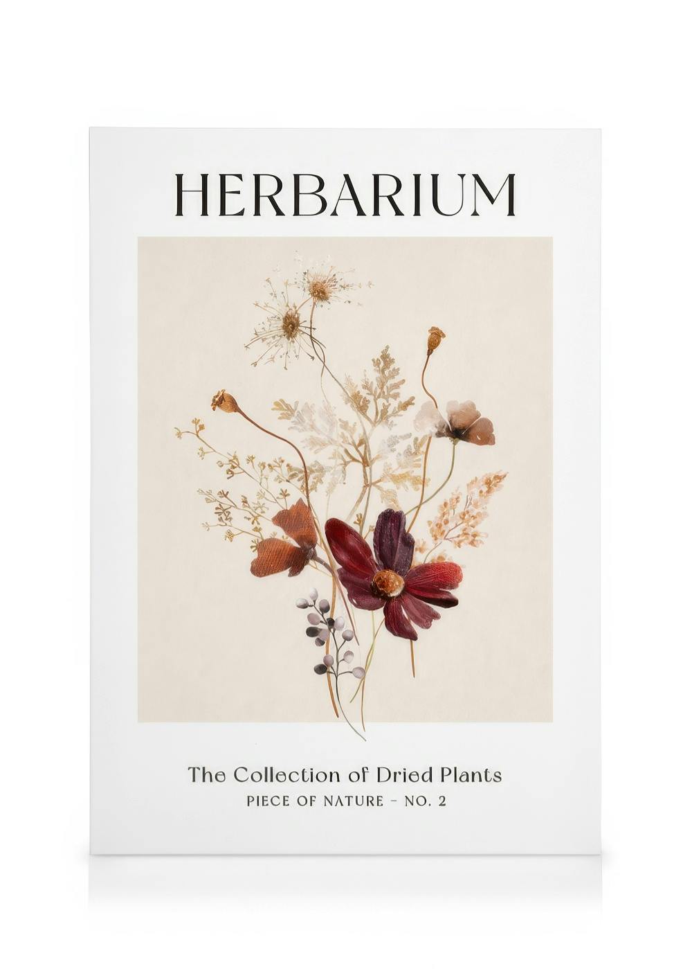 Piece of Nature No2 Canvas (50x70 cm - Fotolijst Zwart) - Poster Store