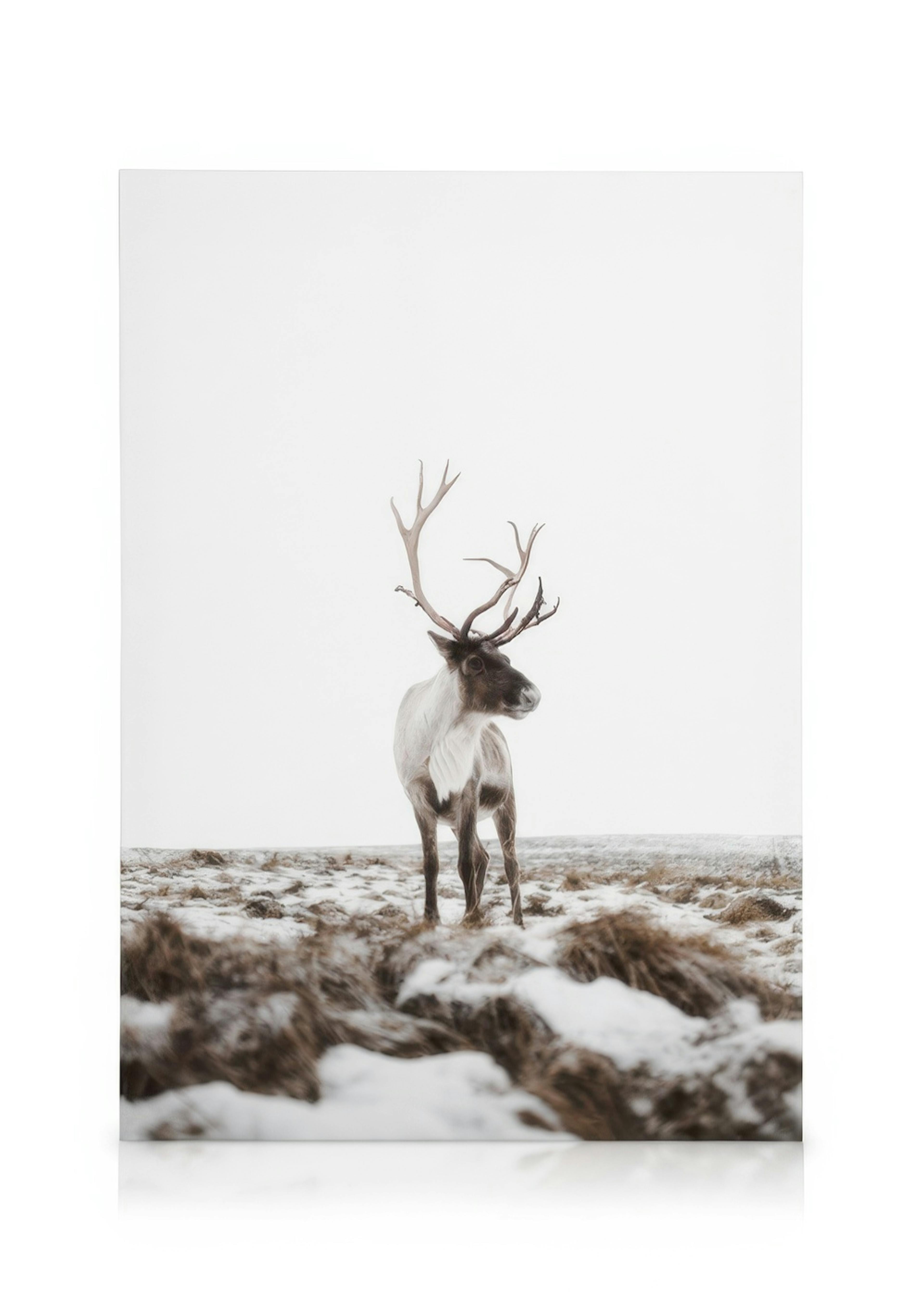 Reindeer Leinwand 0