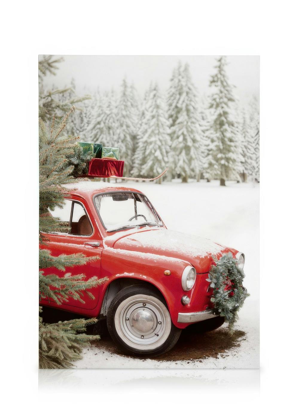 Jolly Car Canvas (50x70 cm) - Poster Store