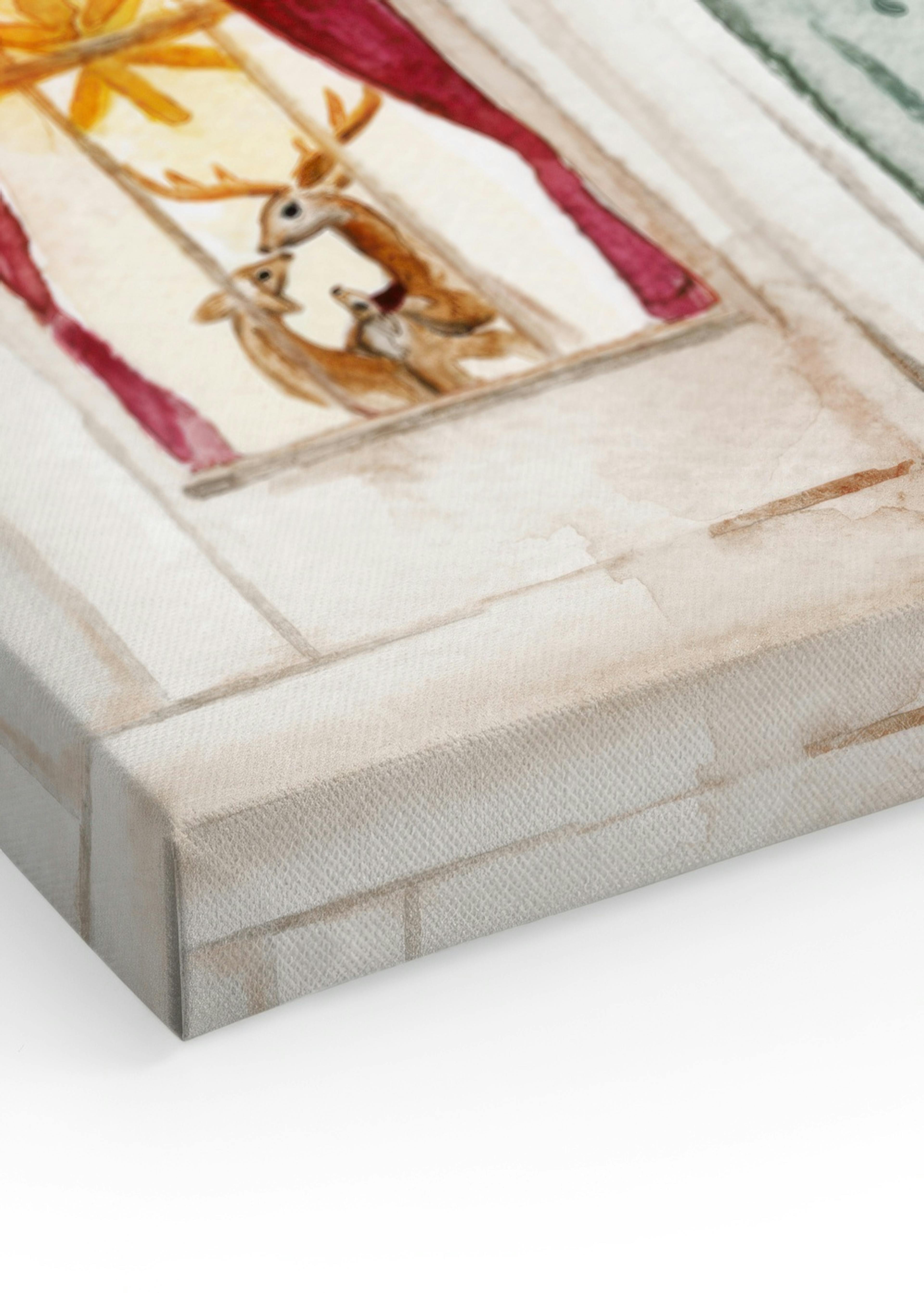 The Christmas House Canvas print thumbnail