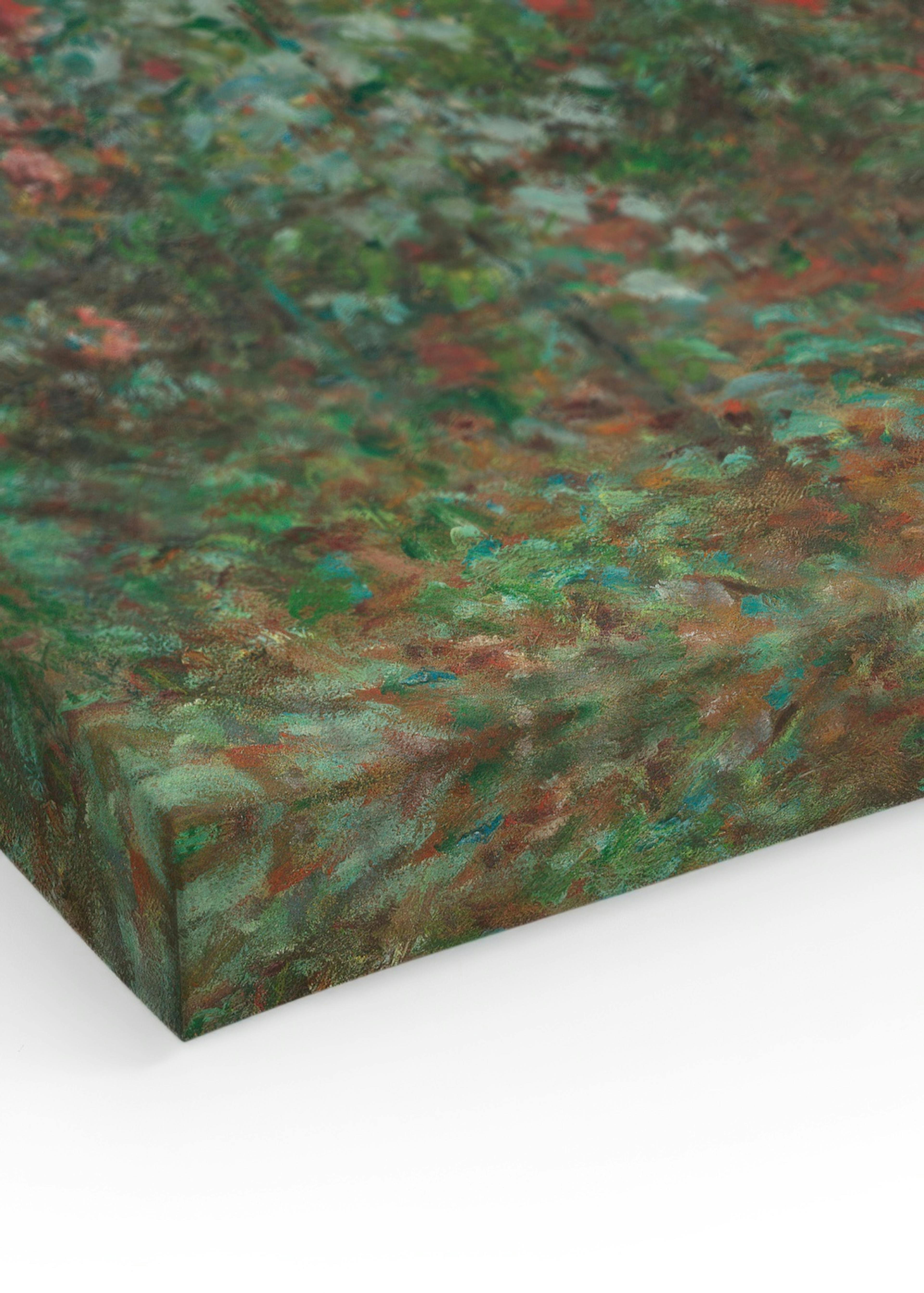 Monet - A Corner of the Garden with Dahlias Canvas print thumbnail
