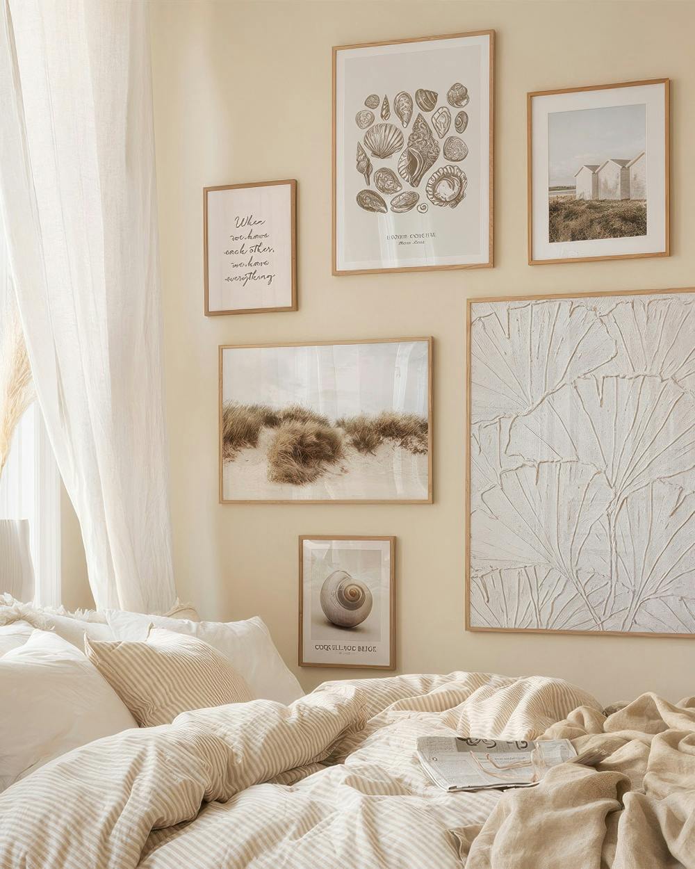 Coastal art gallery wall (ONE SIZE) - Poster Store