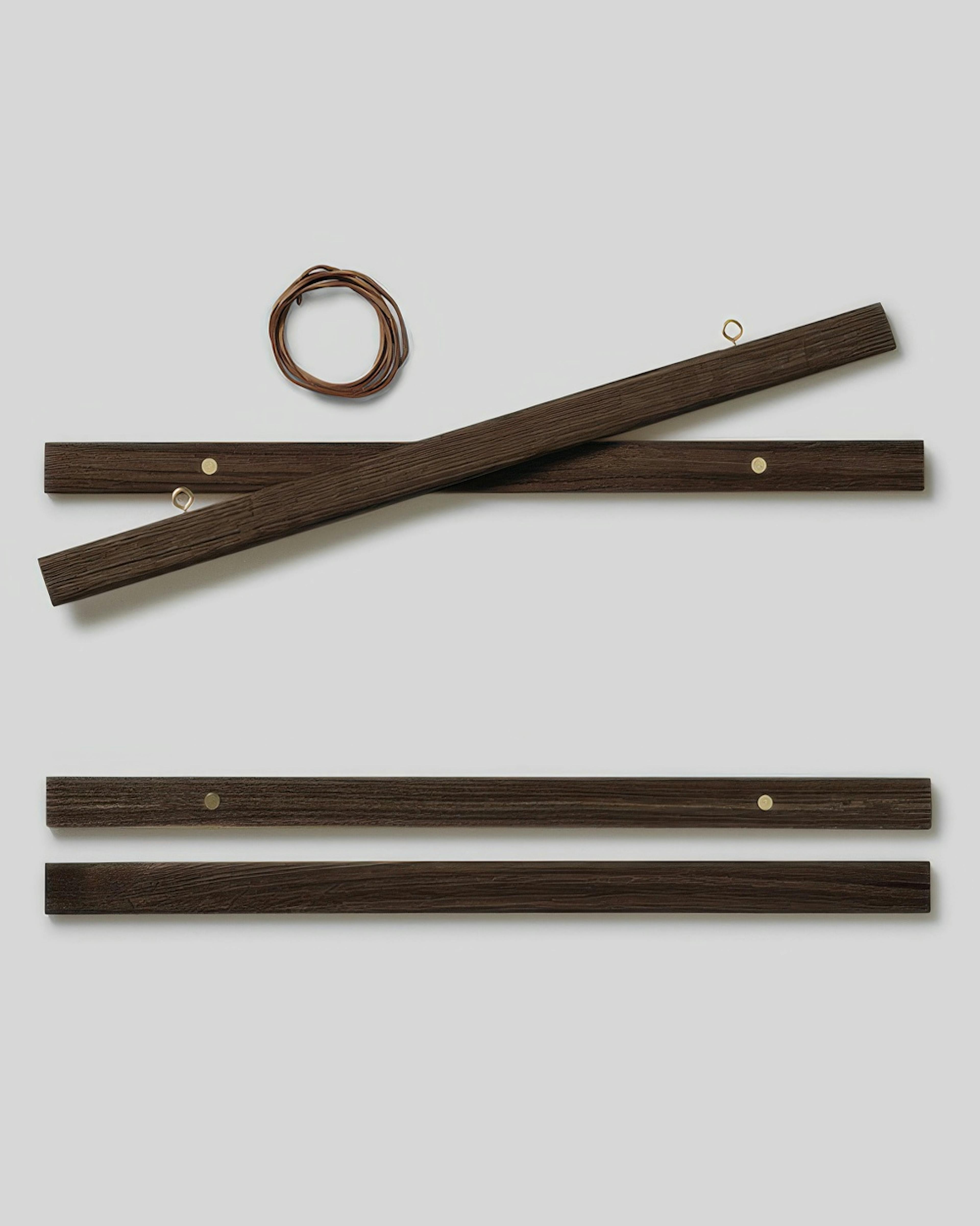 Dark Oak Poster Hanger 41 cm, magnet fastener thumbnail