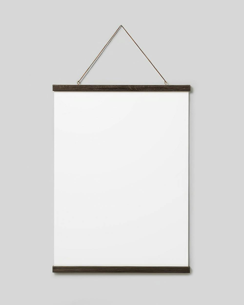 Donkere eik Posterhänger 51 cm, Magneetsluiting (51 cm) - Poster Store