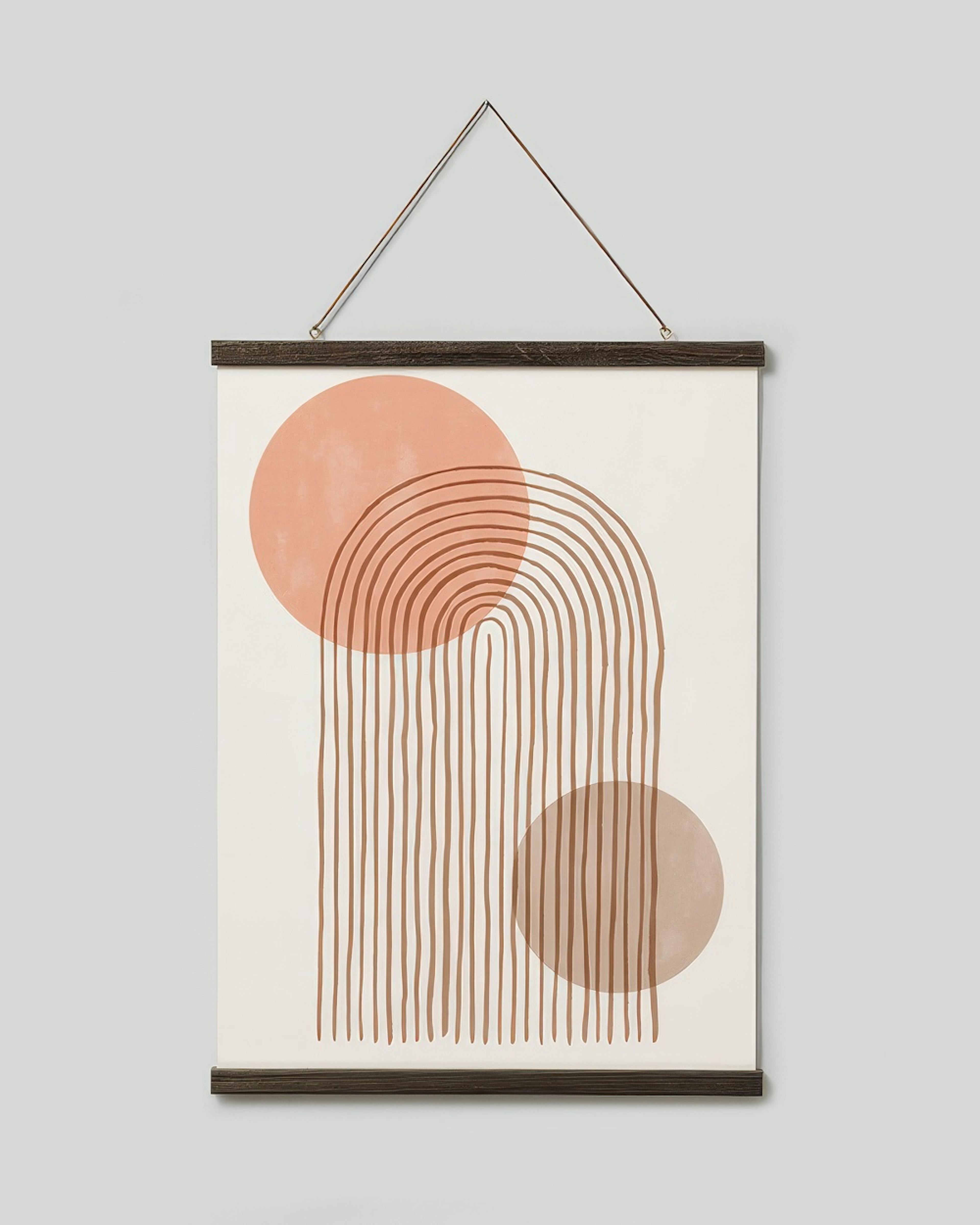 Rovere Scuro Gancio per poster 51 cm, Chiusura Magnetica thumbnail
