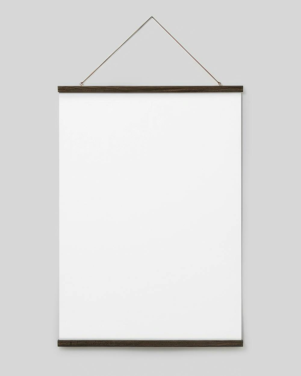 Donkere eik Posterhänger 71 cm, Magneetsluiting (71 cm) - Poster Store