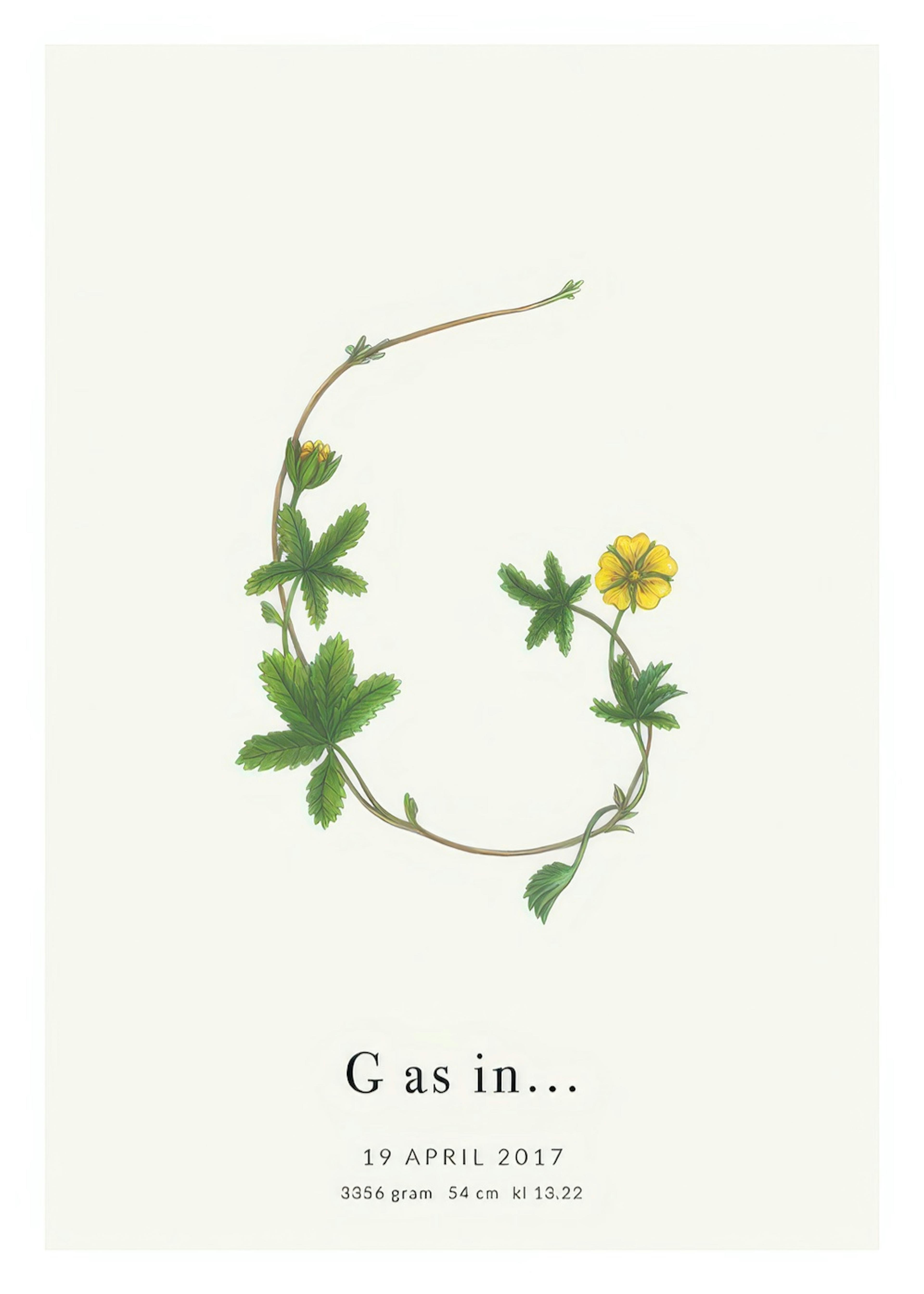 Botanic Letter G Personal Poster thumbnail