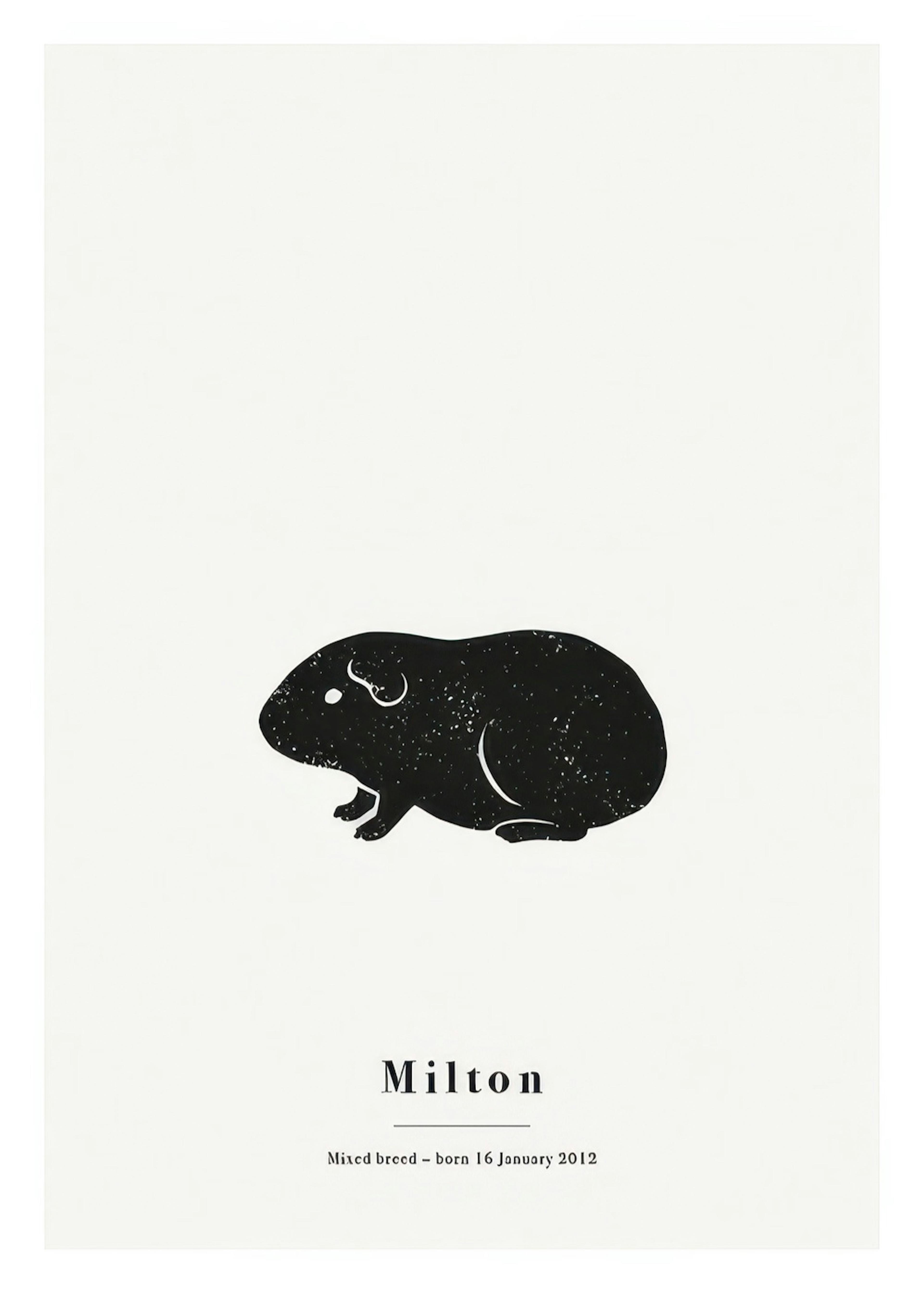 Mon Cochon d'Inde Poster Personnalisé thumbnail