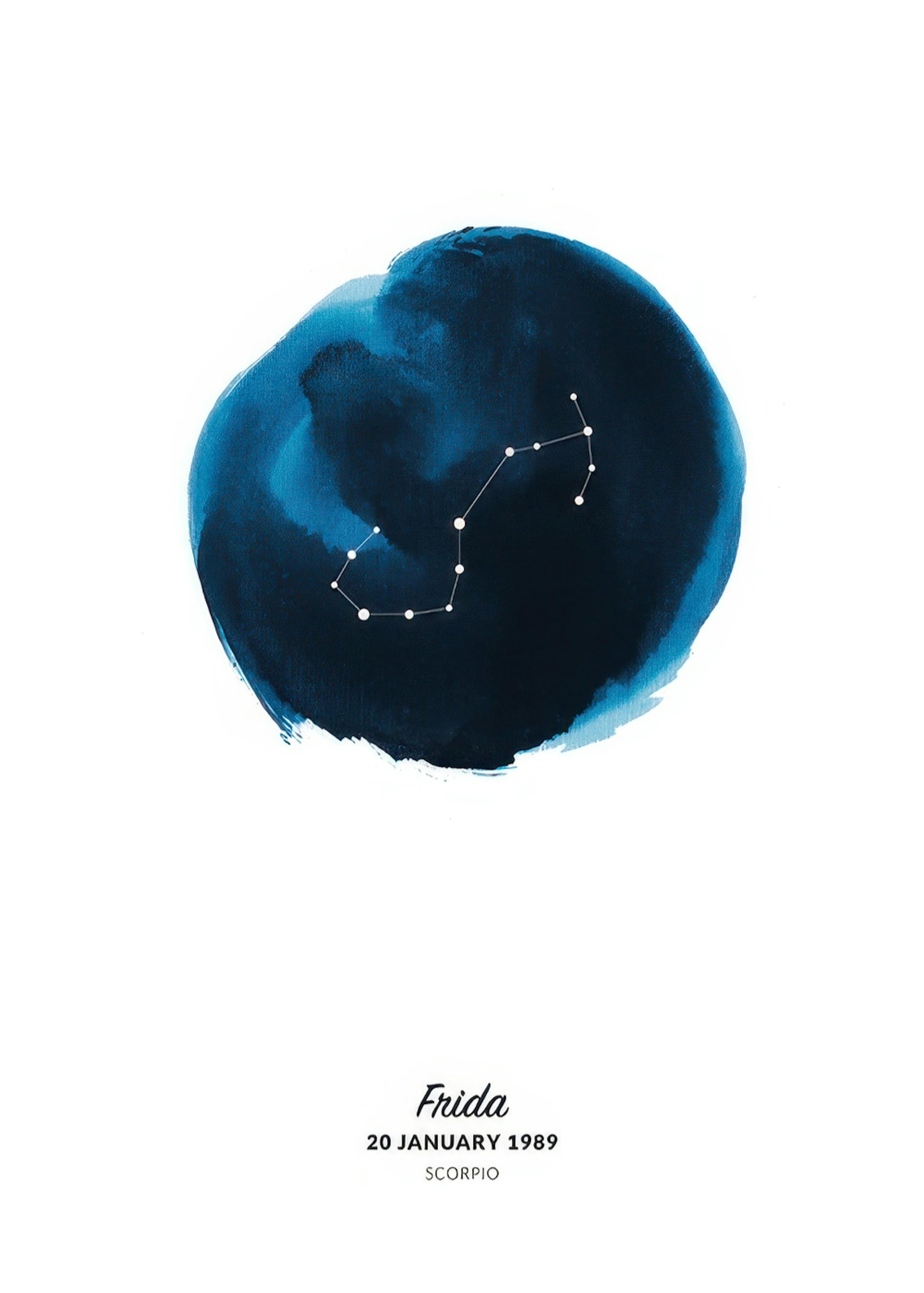 Zodiac Sign Scorpio Personal Poster thumbnail