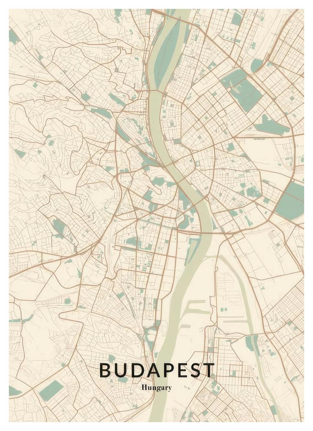 Vintage Map Personal Poster (50x70 cm) - Poster Store