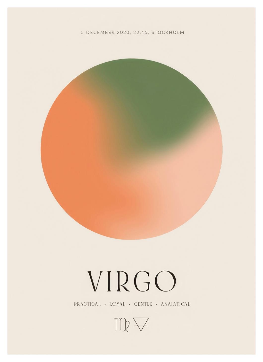 Aura Energy Virgo Personal Poster (50x70 cm) - Poster Store