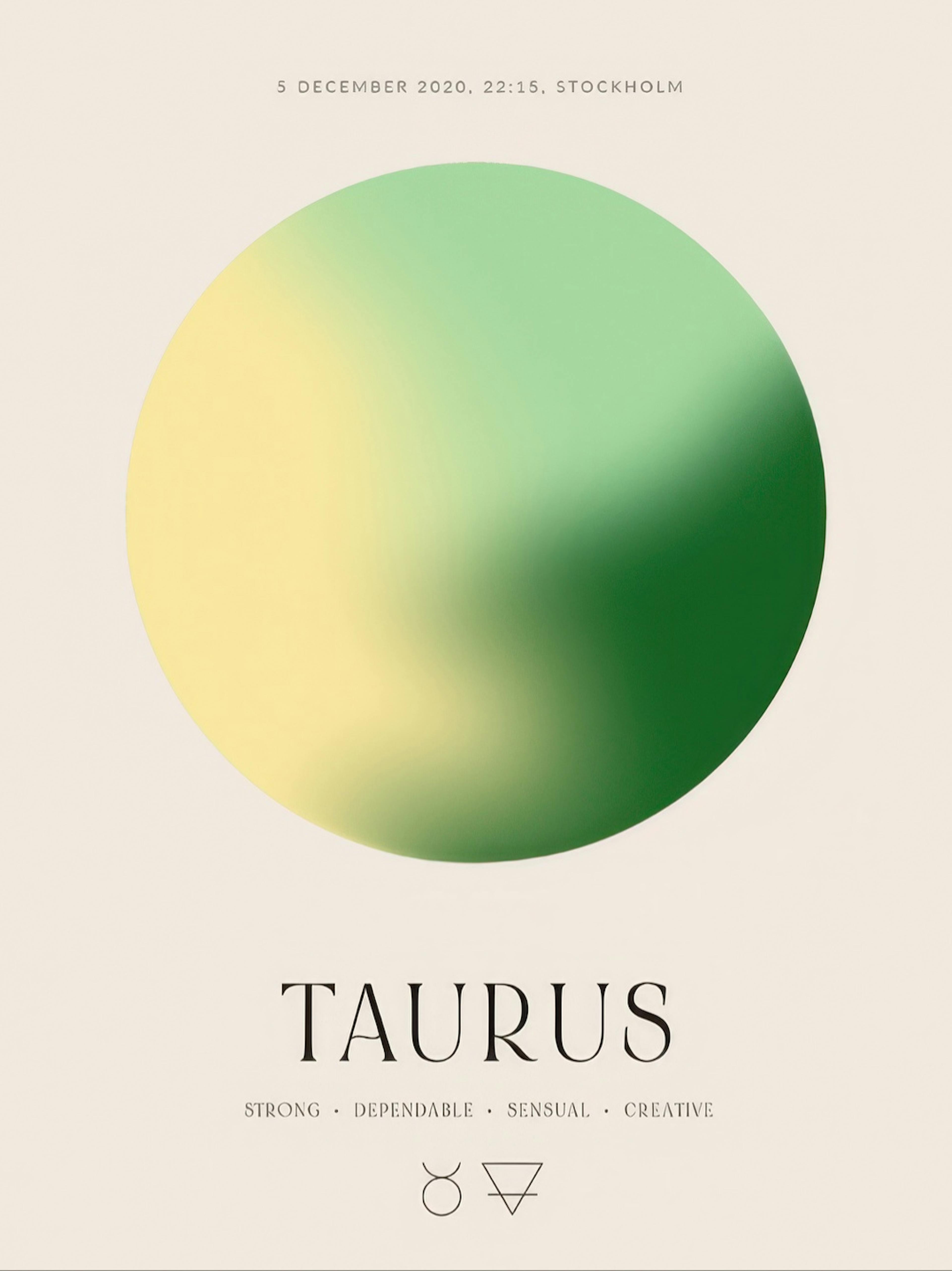 Aura Energy Taurus Personal Poster thumbnail