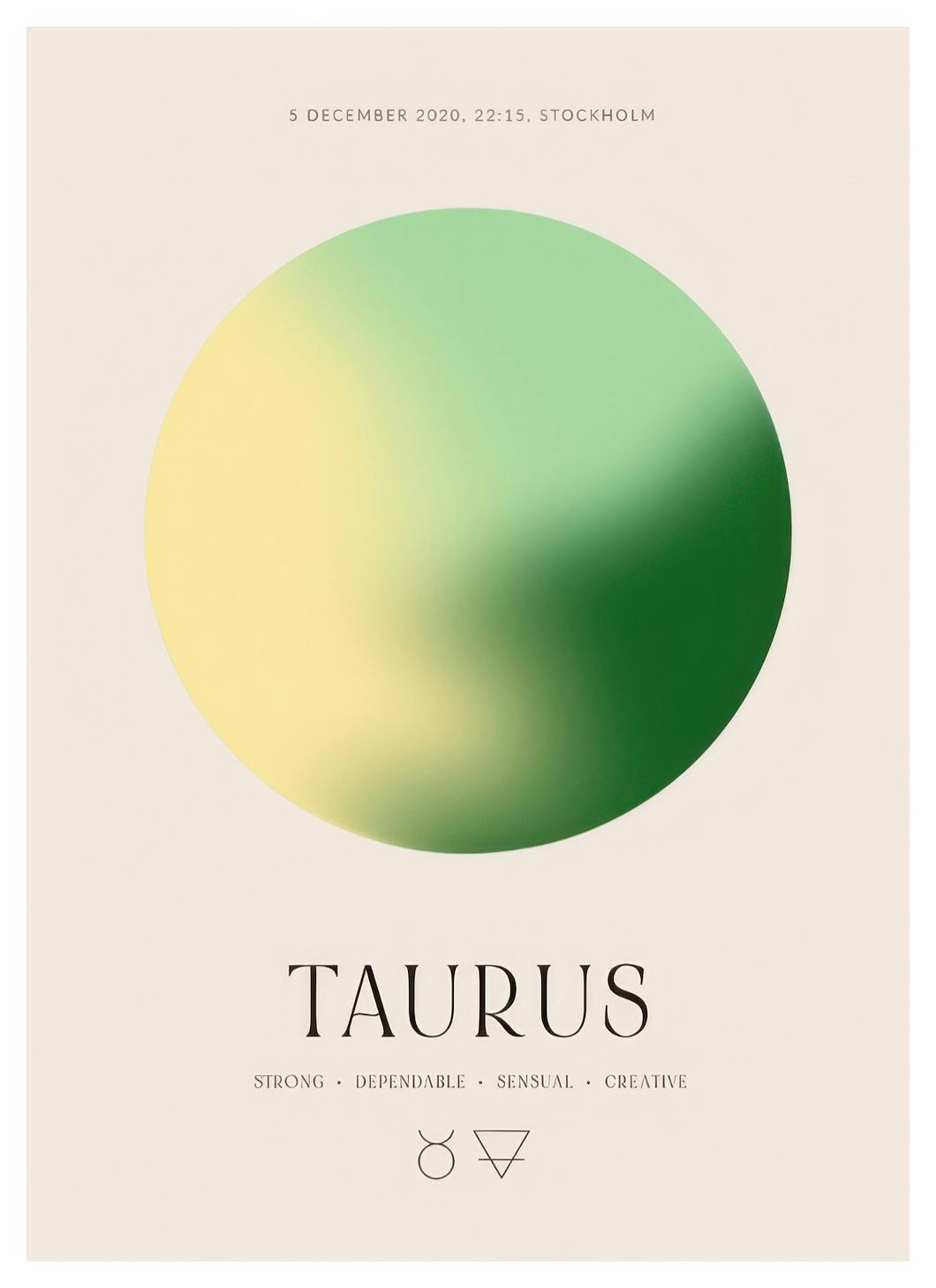 Aura Energy Taurus Personal Poster (30x40 cm) - Poster Store