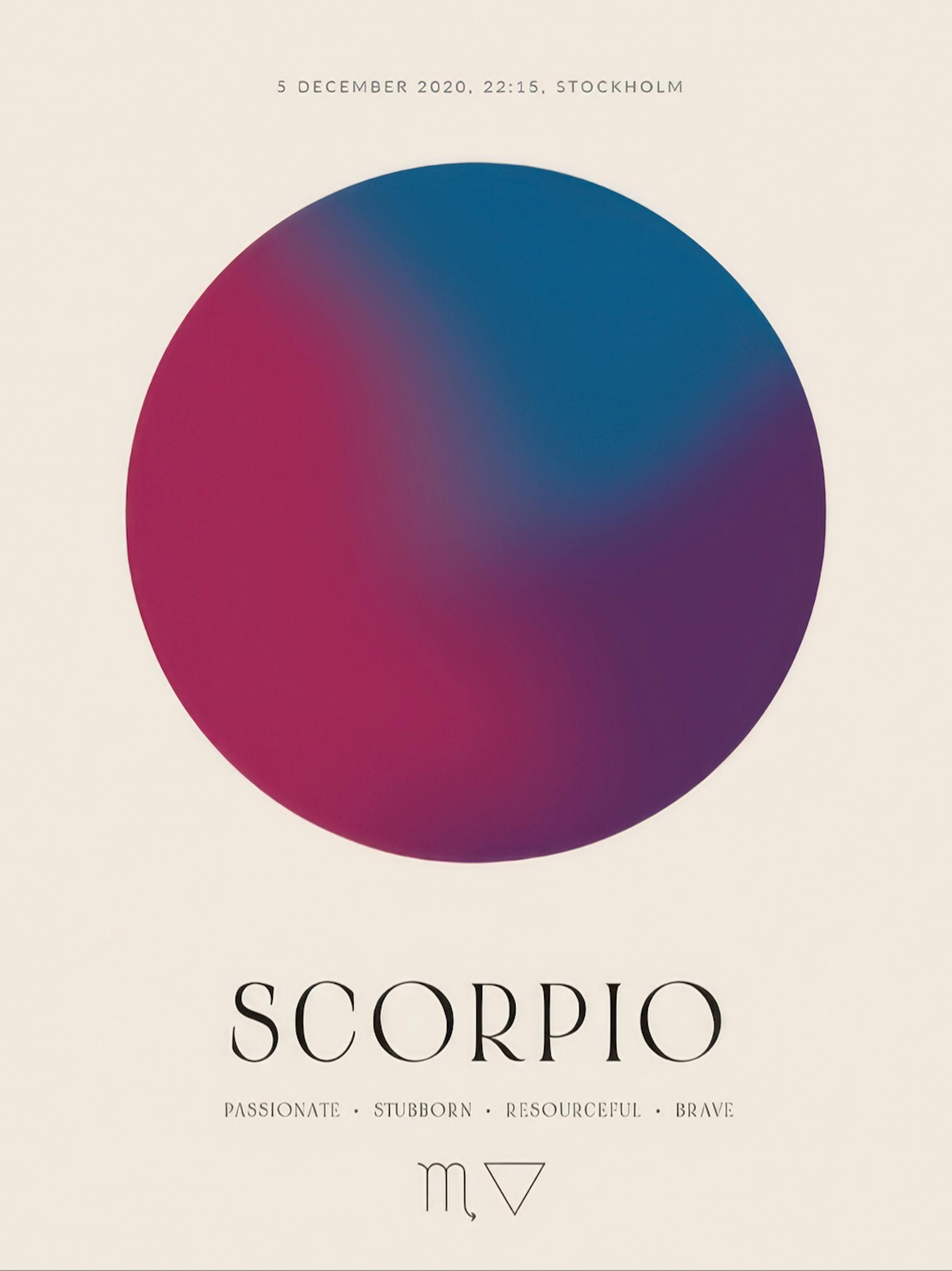 Aura Energy Scorpio Personal Poster thumbnail