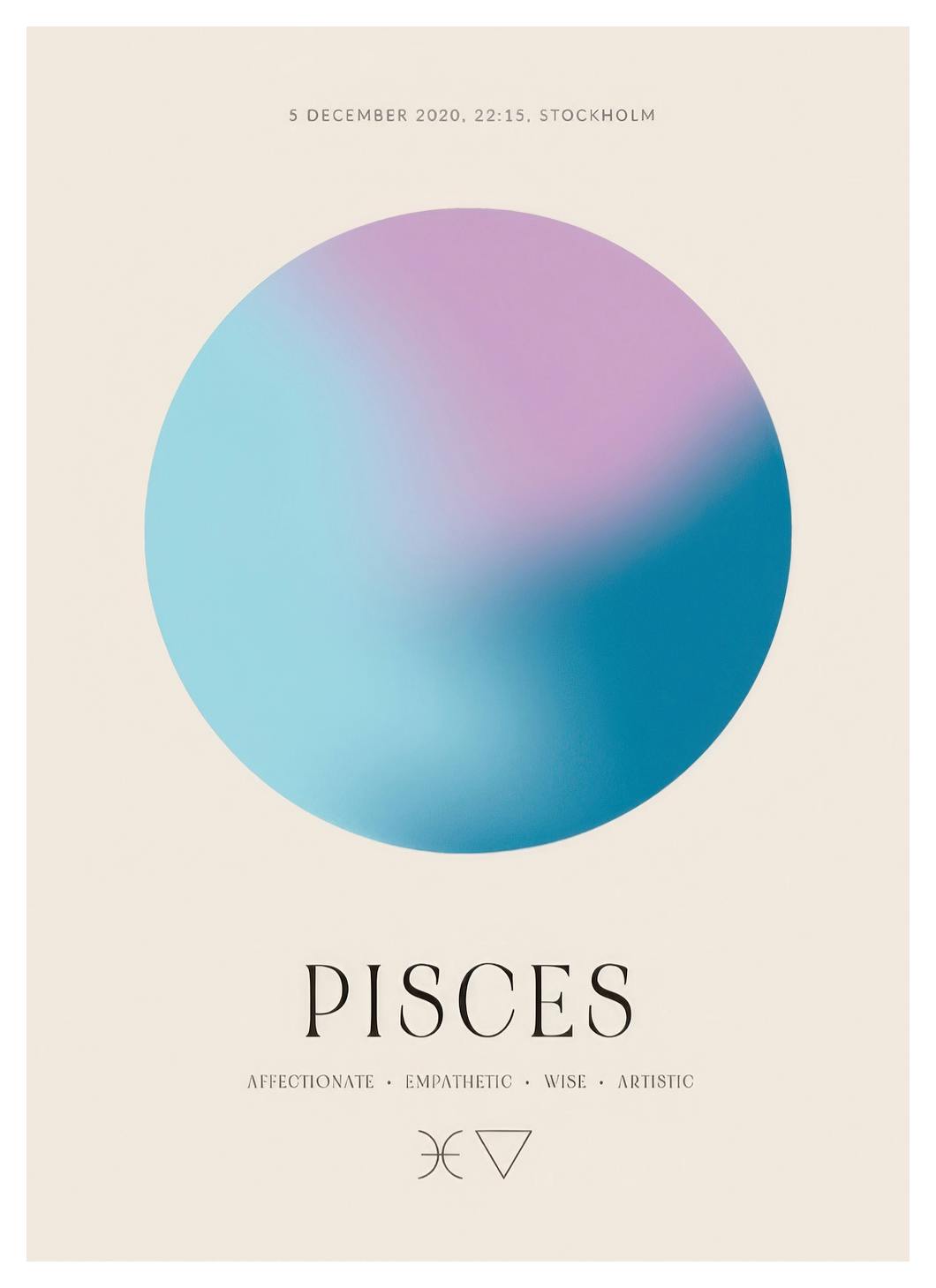 Aura Energy Pisces Personal Poster (30x40 cm) - Poster Store