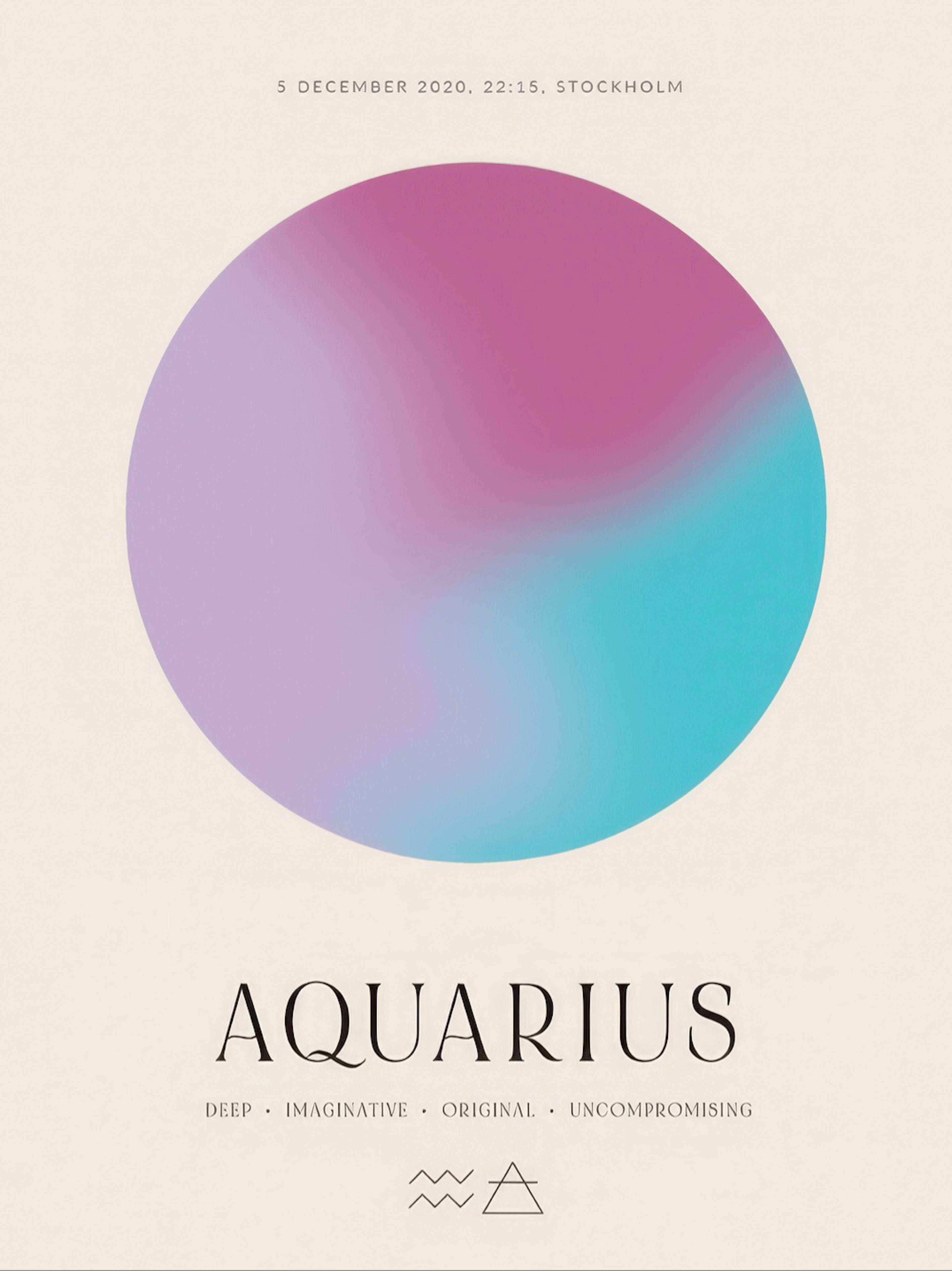 Aura Energy Aquarius Personal Poster thumbnail