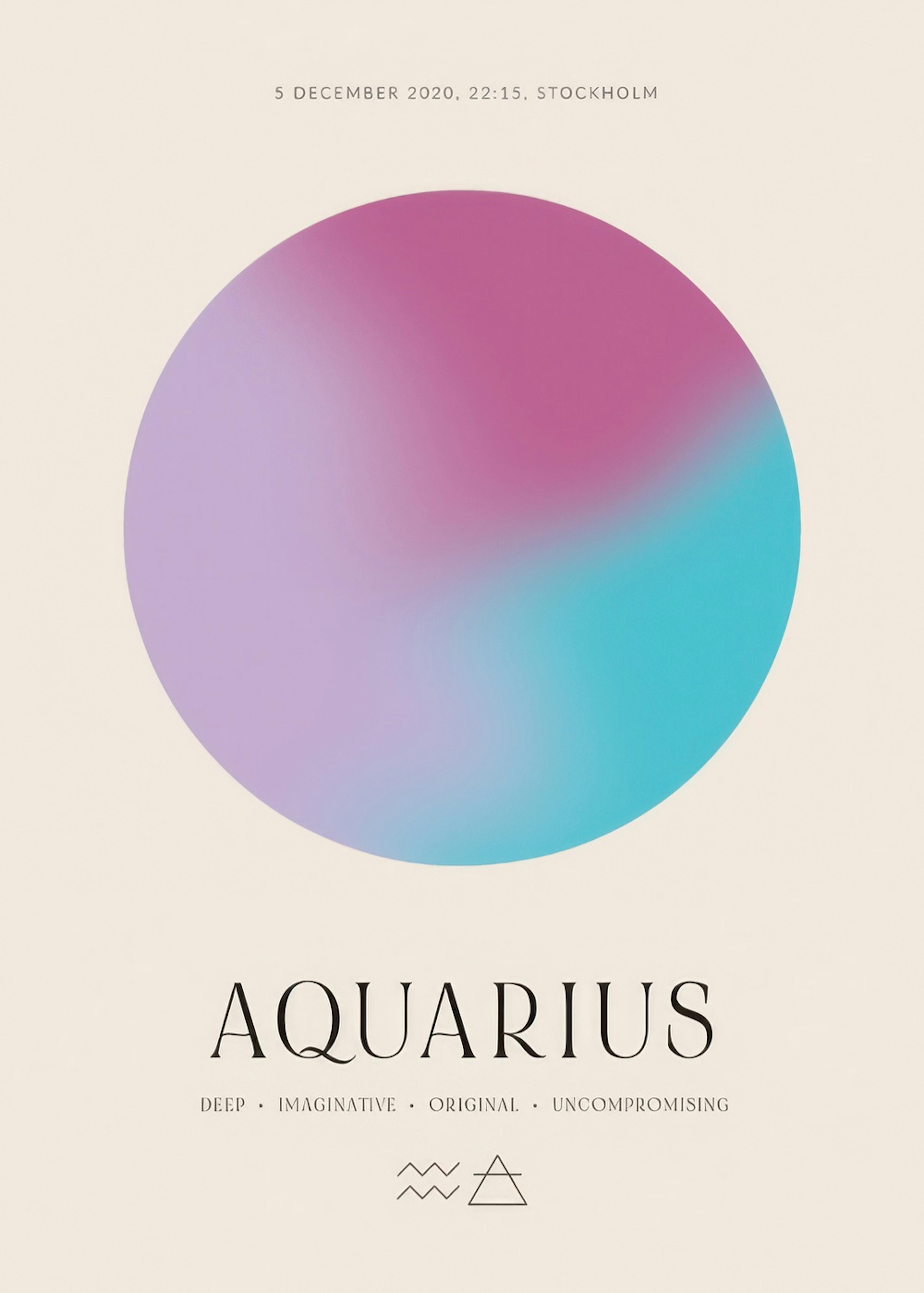 Aura Energy Aquarius Personal Poster 0
