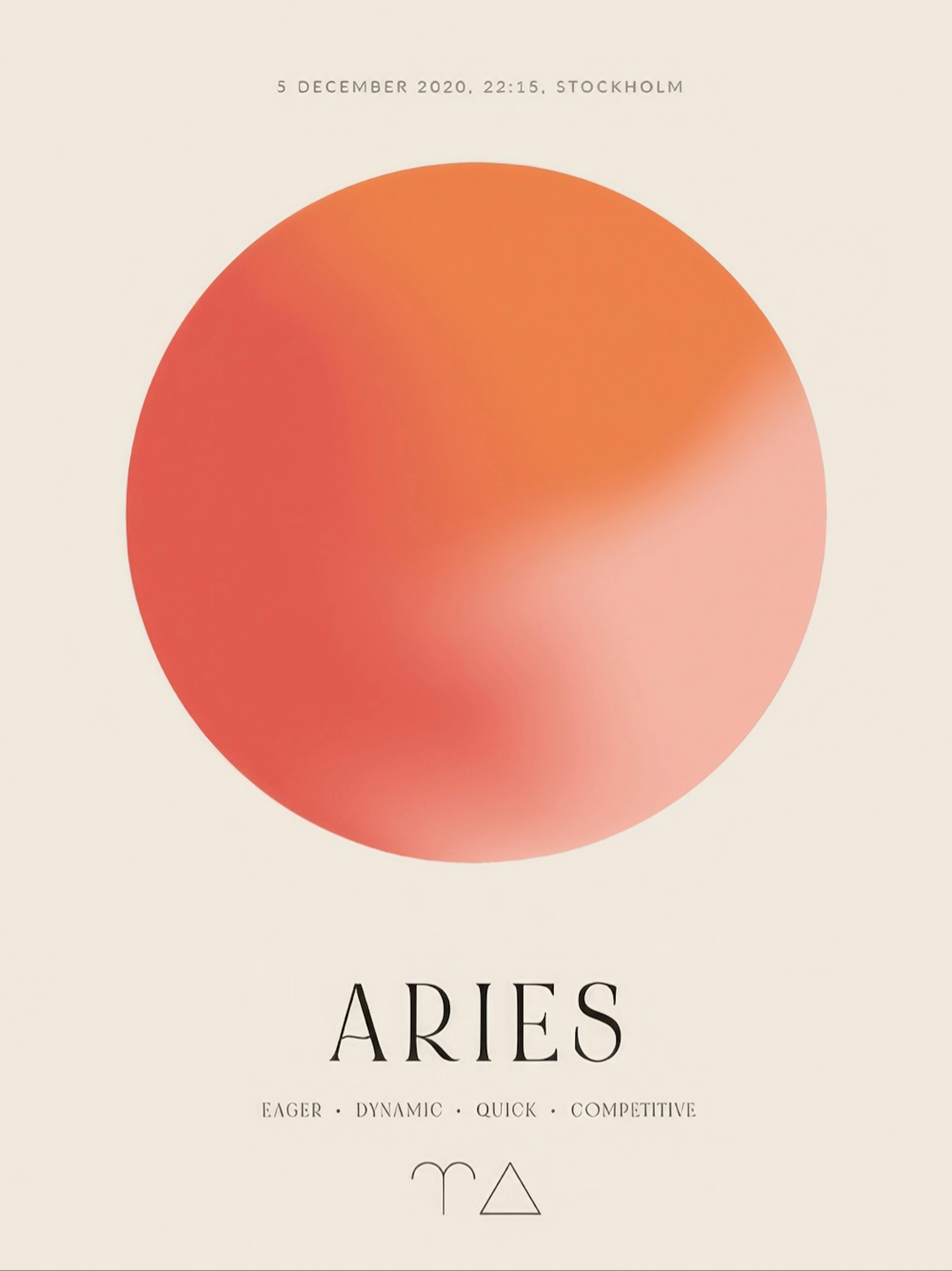Aura Energy Aries Personal Poster thumbnail