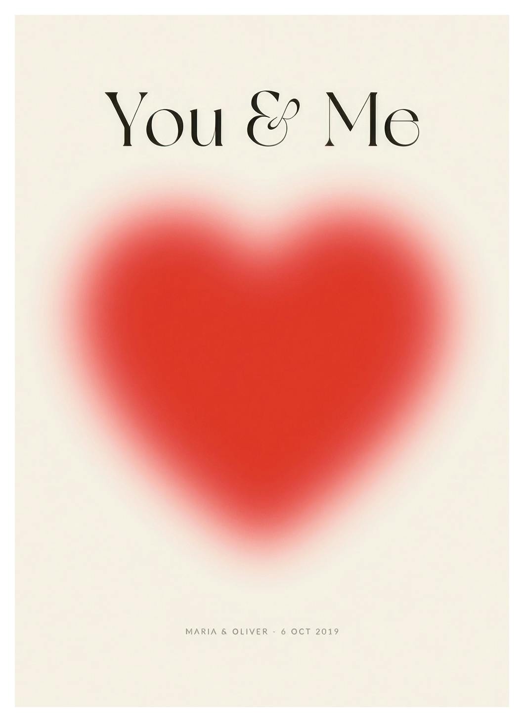 Prints Big Heart Personal Poster (30x40 cm) - Poster Store