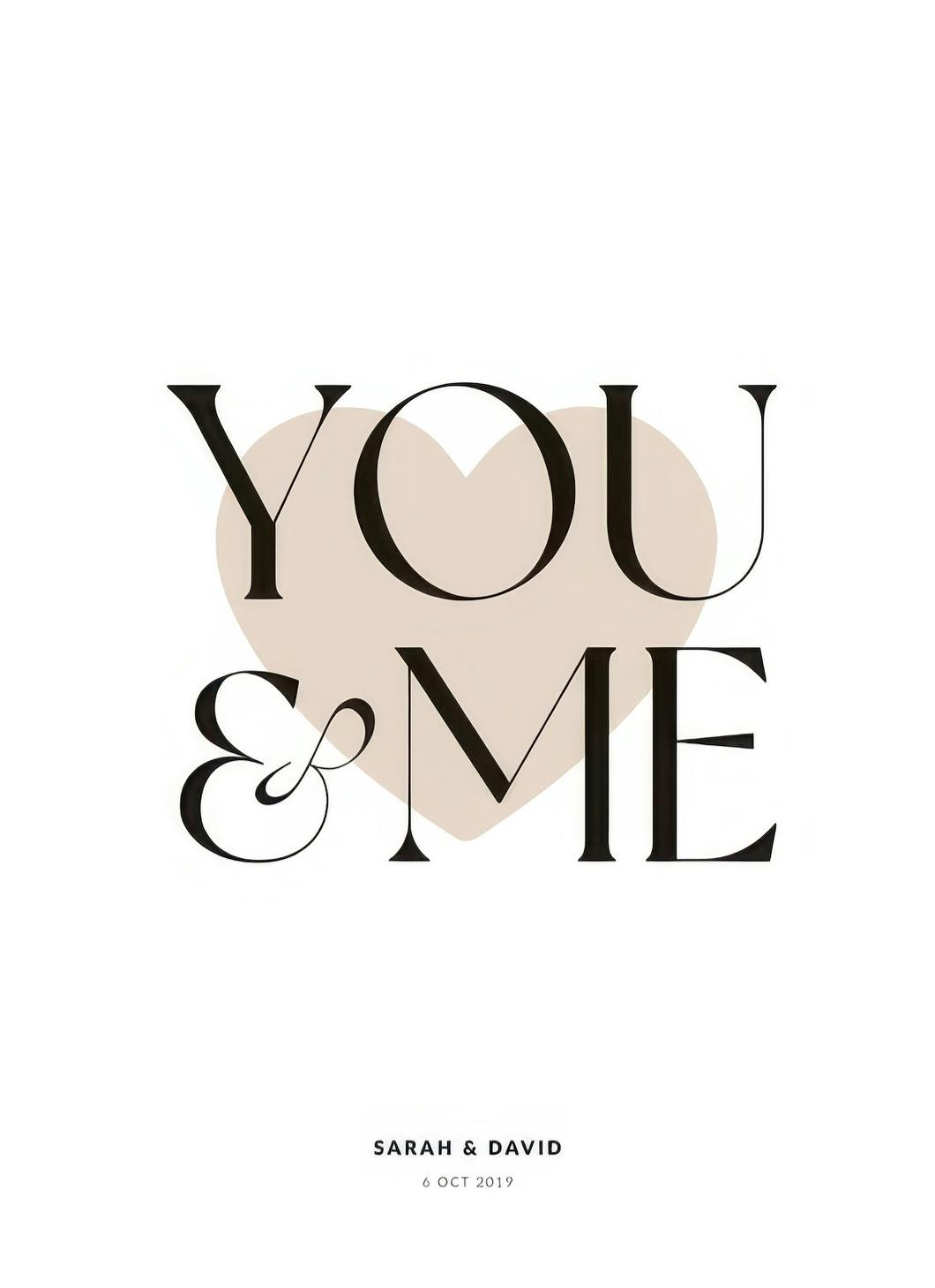 We Together Personal Poster (50x70 cm) - Poster Store