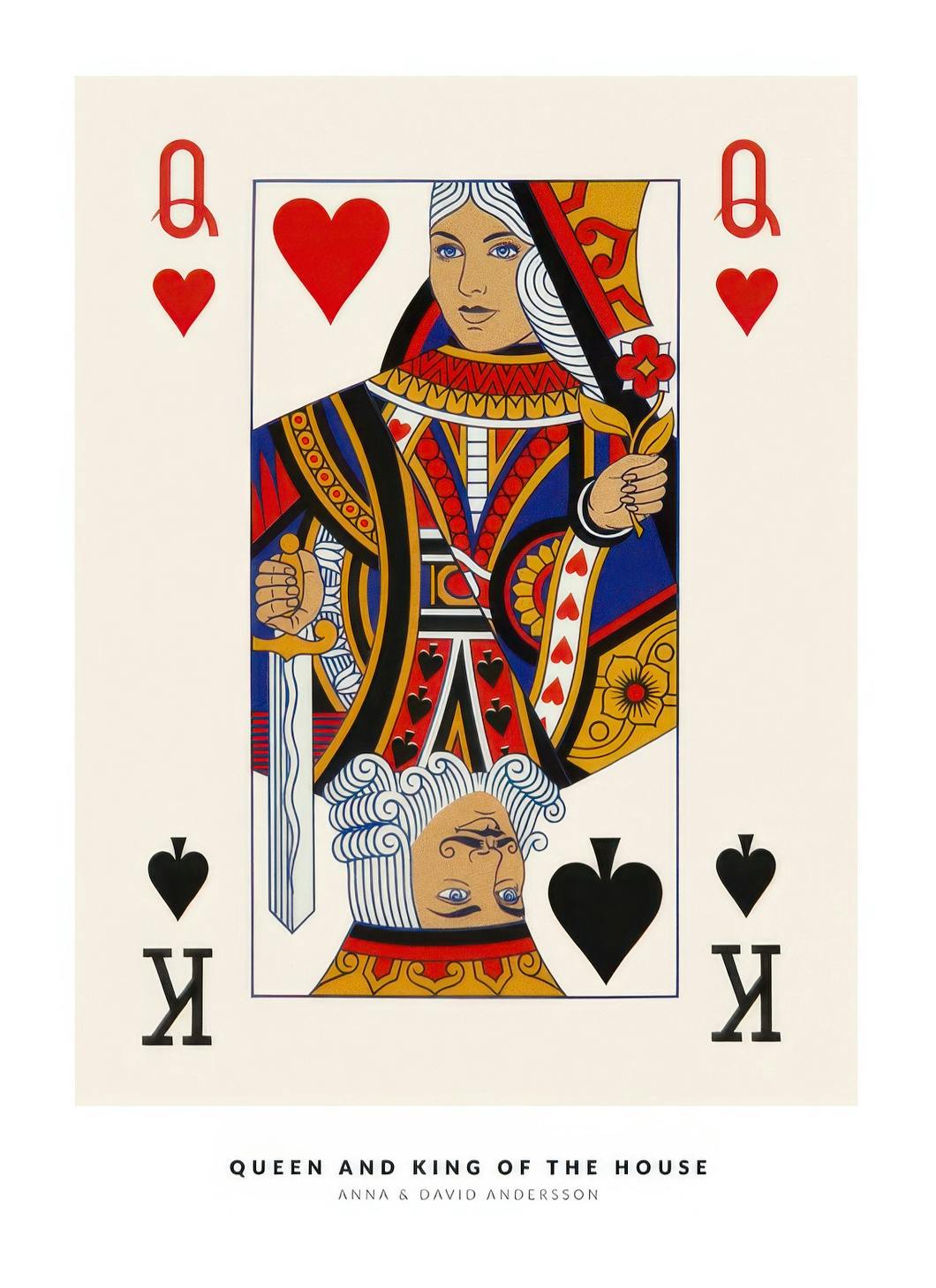 Queen and King Personal Poster (50x70 cm) - Poster Store