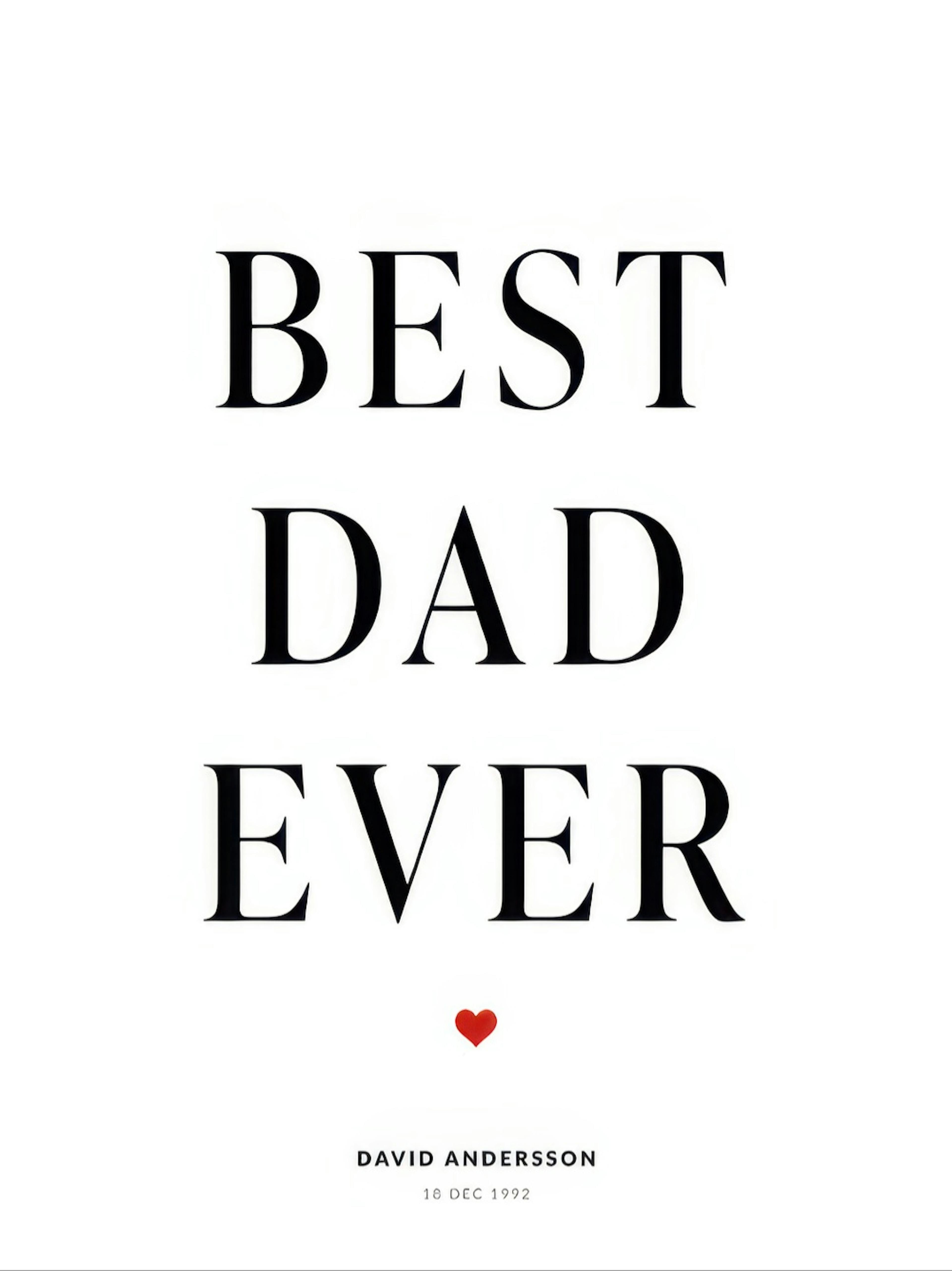 Best Dad Personal Poster thumbnail