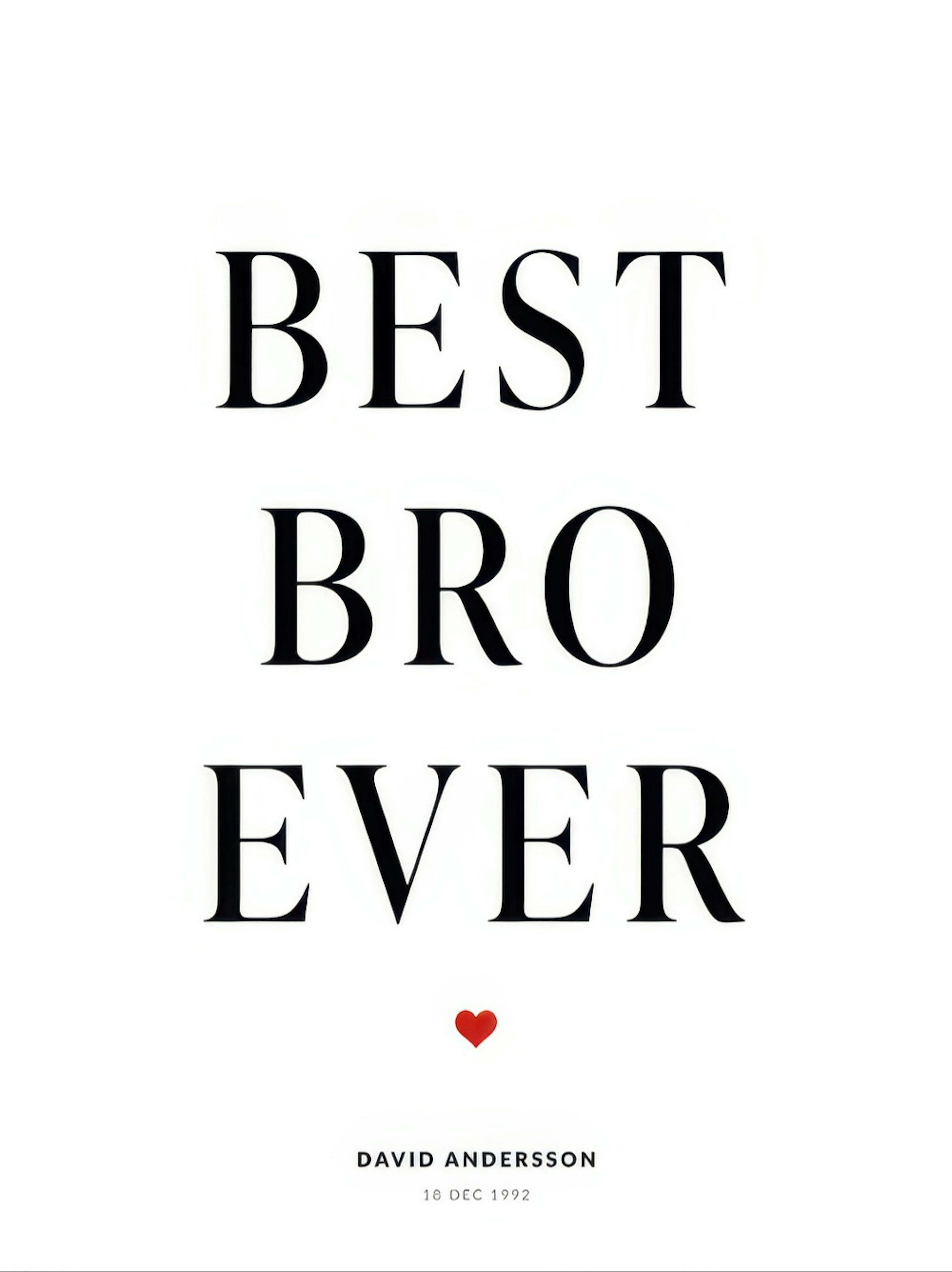 Best Bro Personal Juliste thumbnail
