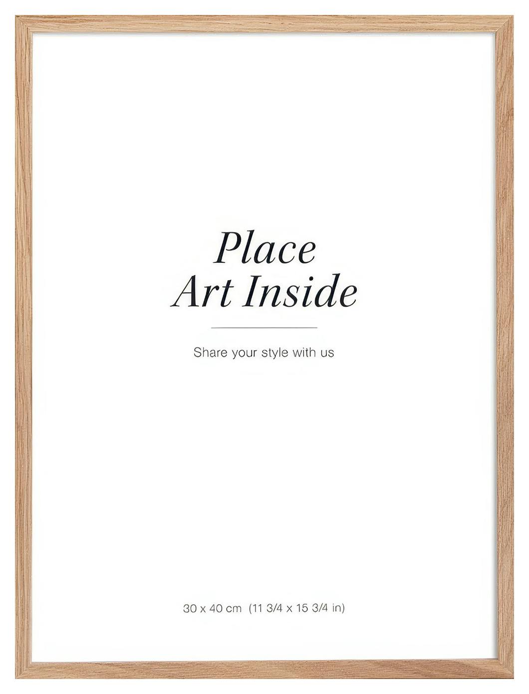 Fotolijst eiken 30x40 cm (30x40 cm) - Poster Store