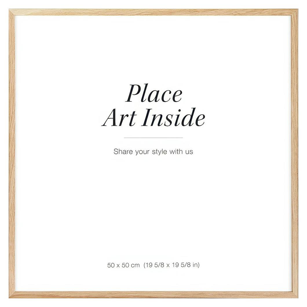 Fotolijst eiken 50x50 cm (50x50 cm) - Poster Store