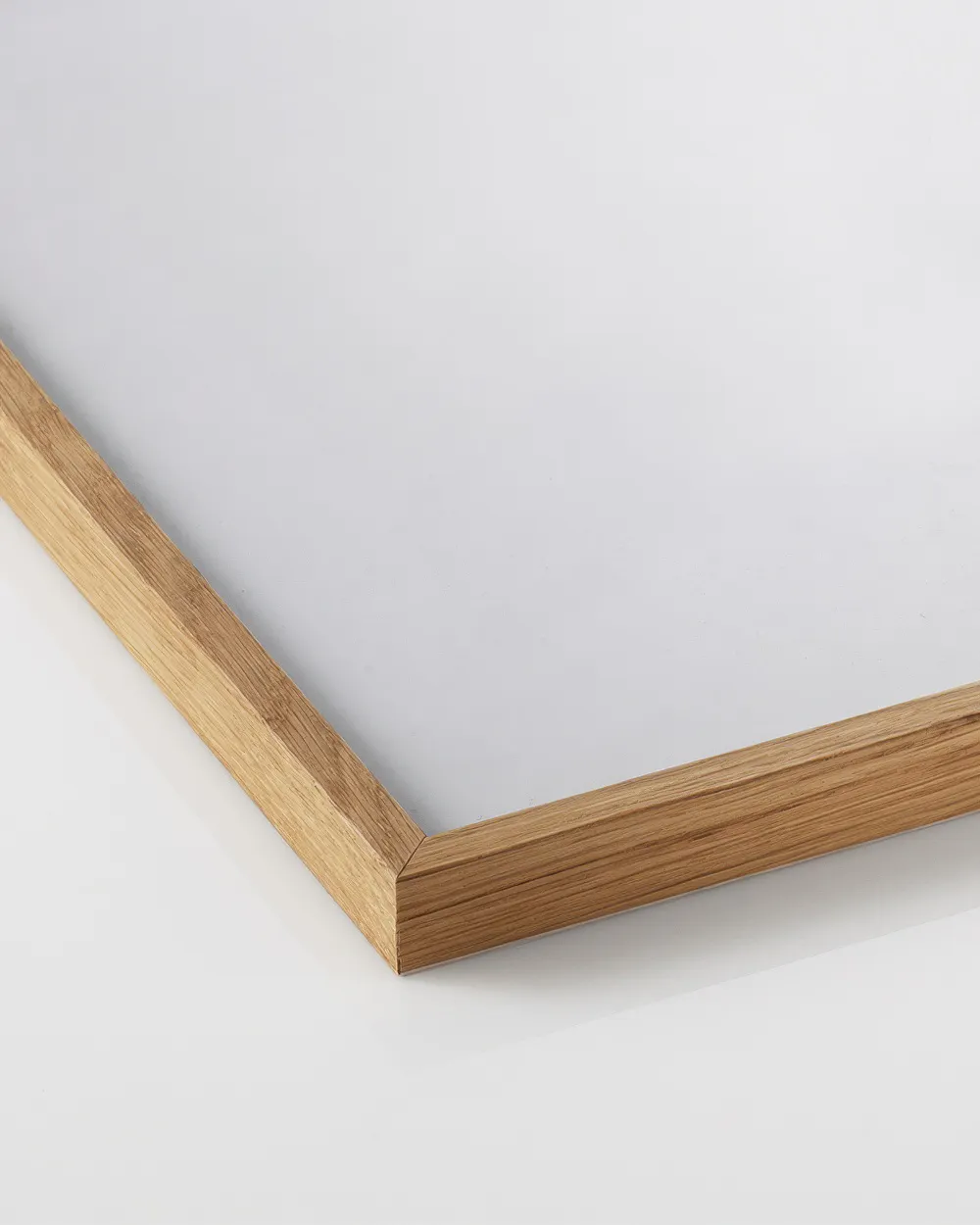 Cornice Rustica In Finto Quercia 28x35 Cm Con Passepartout 20x25 Cm - Vetro Acrilico