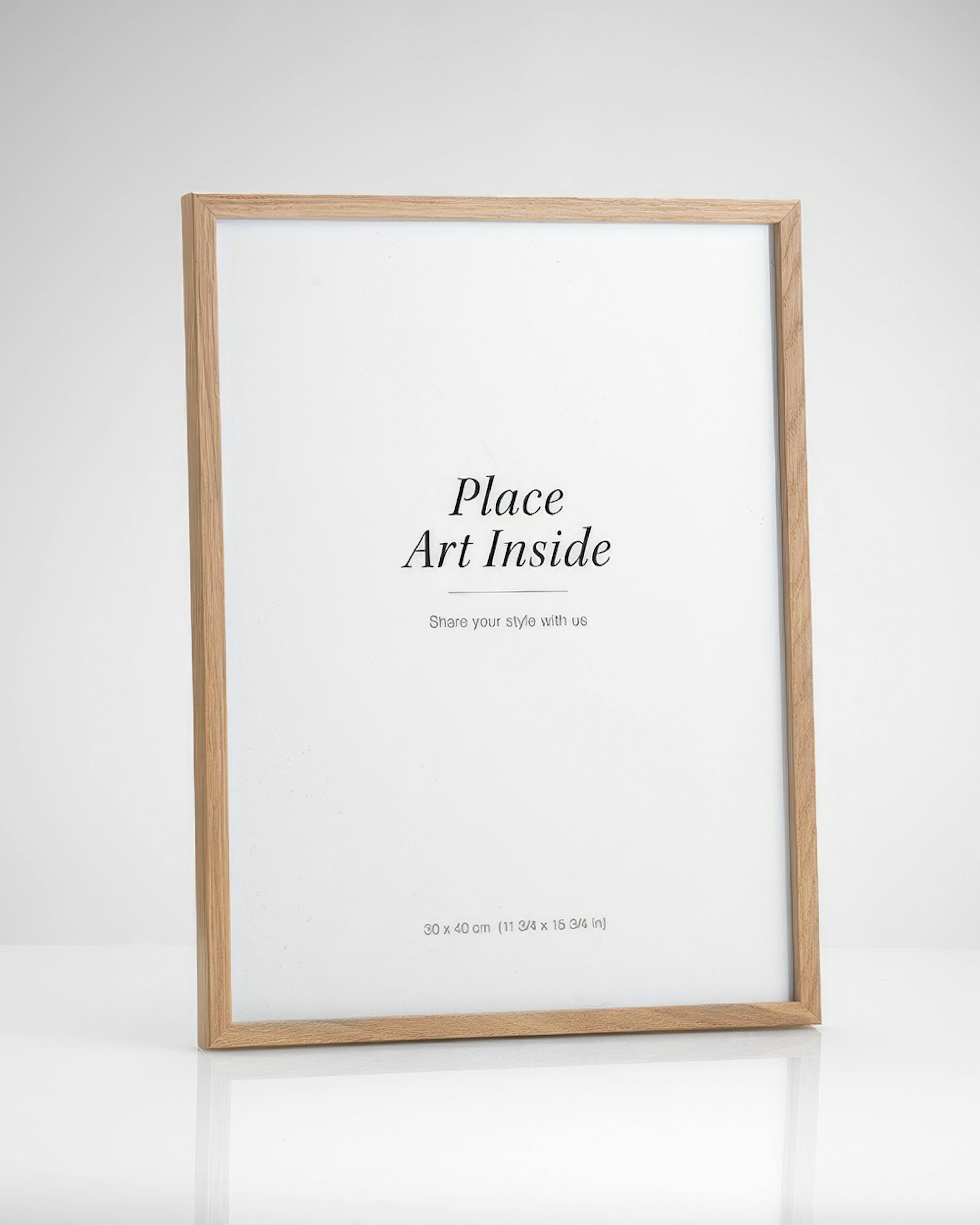 Oak Frame 28" x 39" in thumbnail