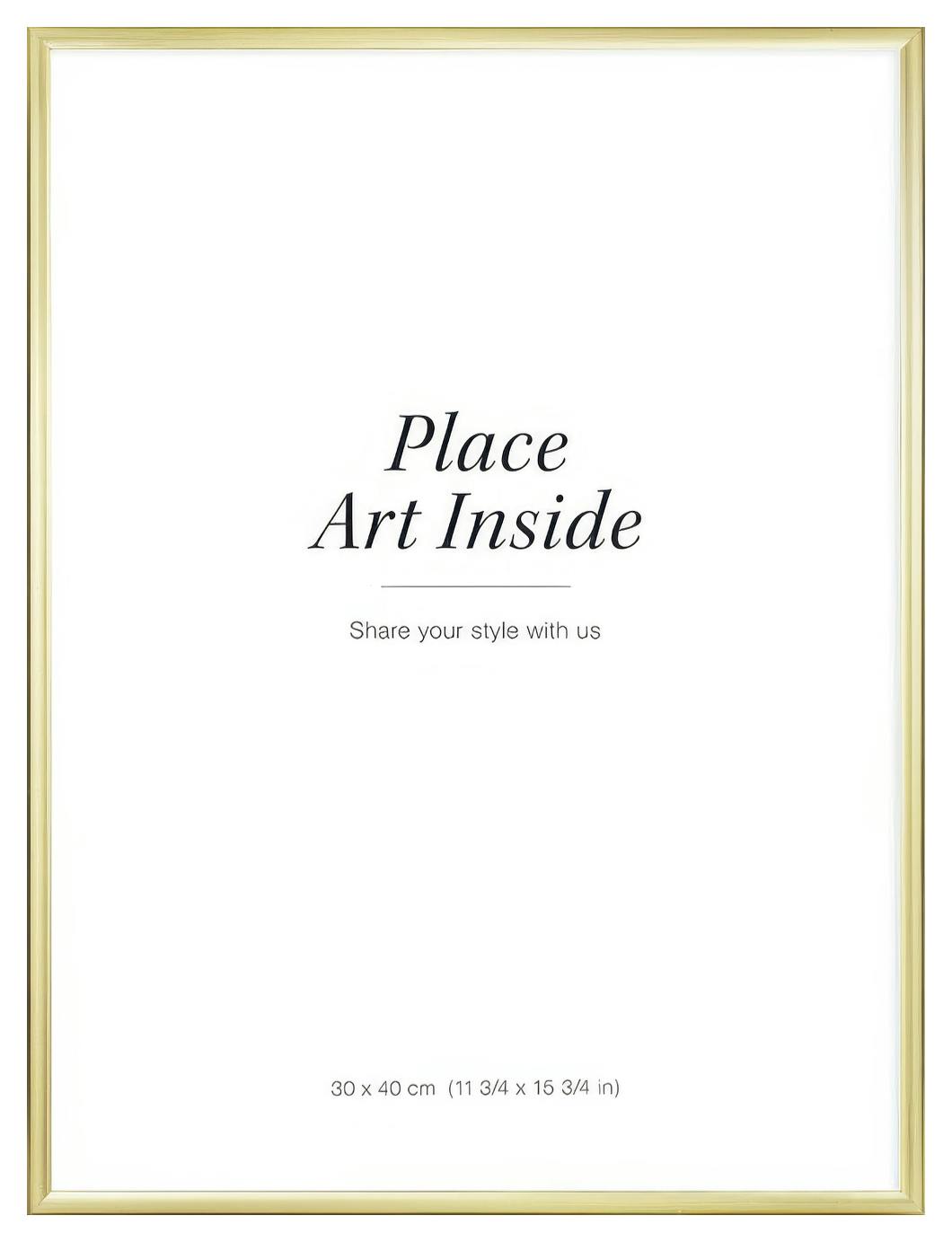 Gold Frame 30x40 cm (30x40 cm) - Poster Store High Quality Picture Frames