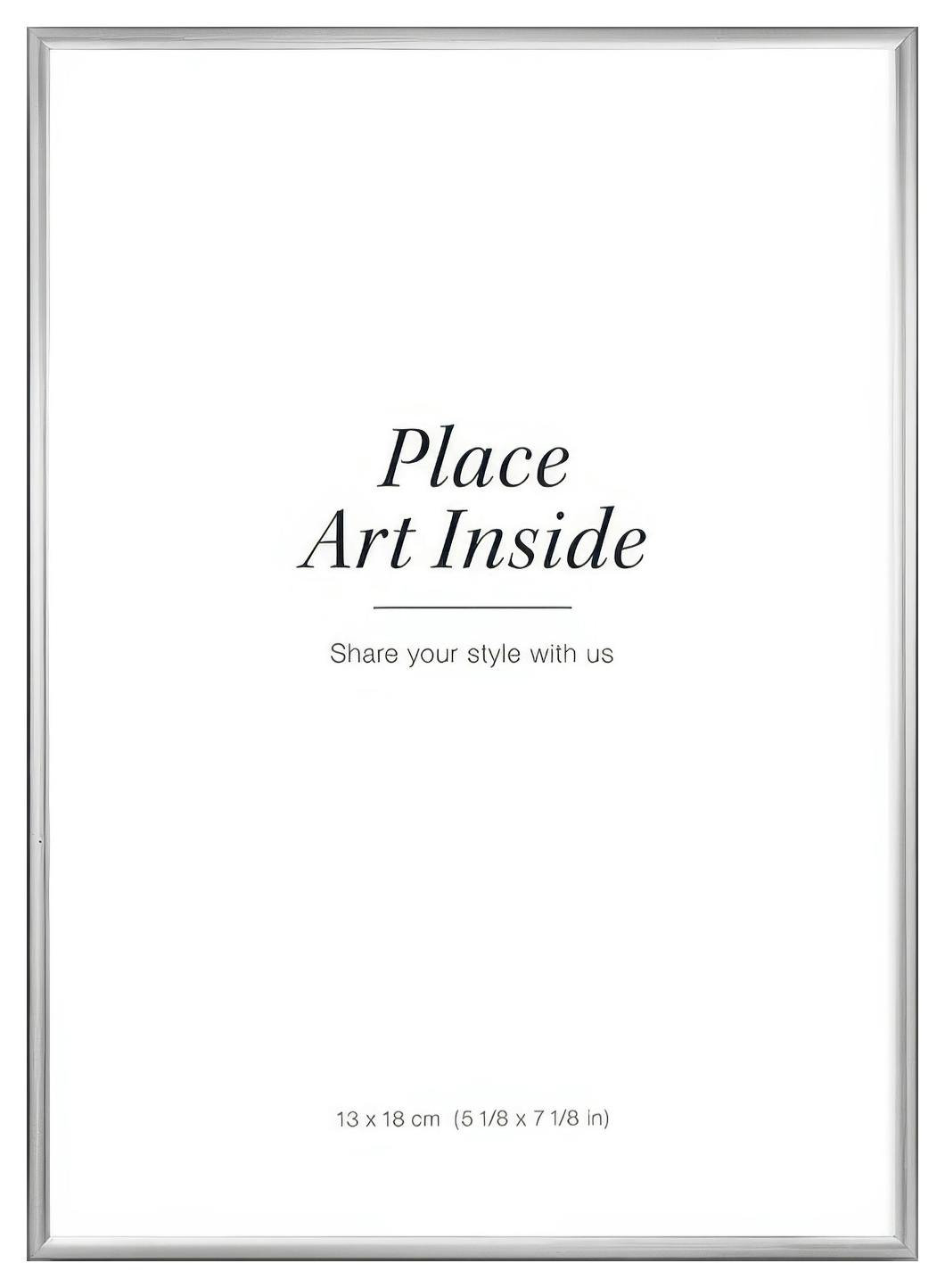Silver Frame 13x18 cm (13x18 cm) - Poster Store High Quality Picture Frames