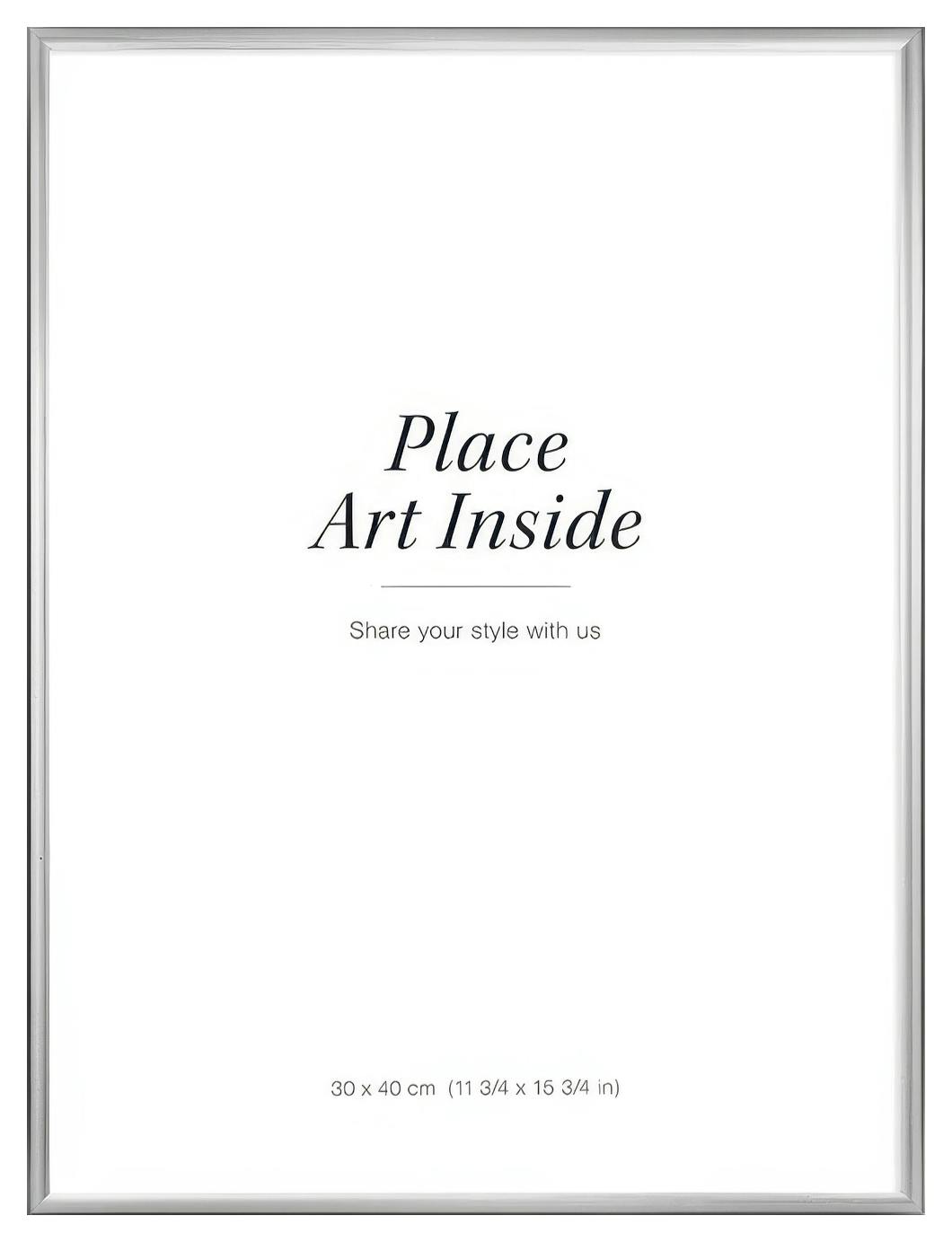 Cornice argentata 30x40 cm (30x40 cm) - Poster Store