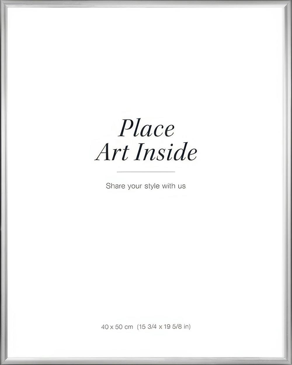 A poster with a white background and the text Place Art Inside in black, centered on the image.