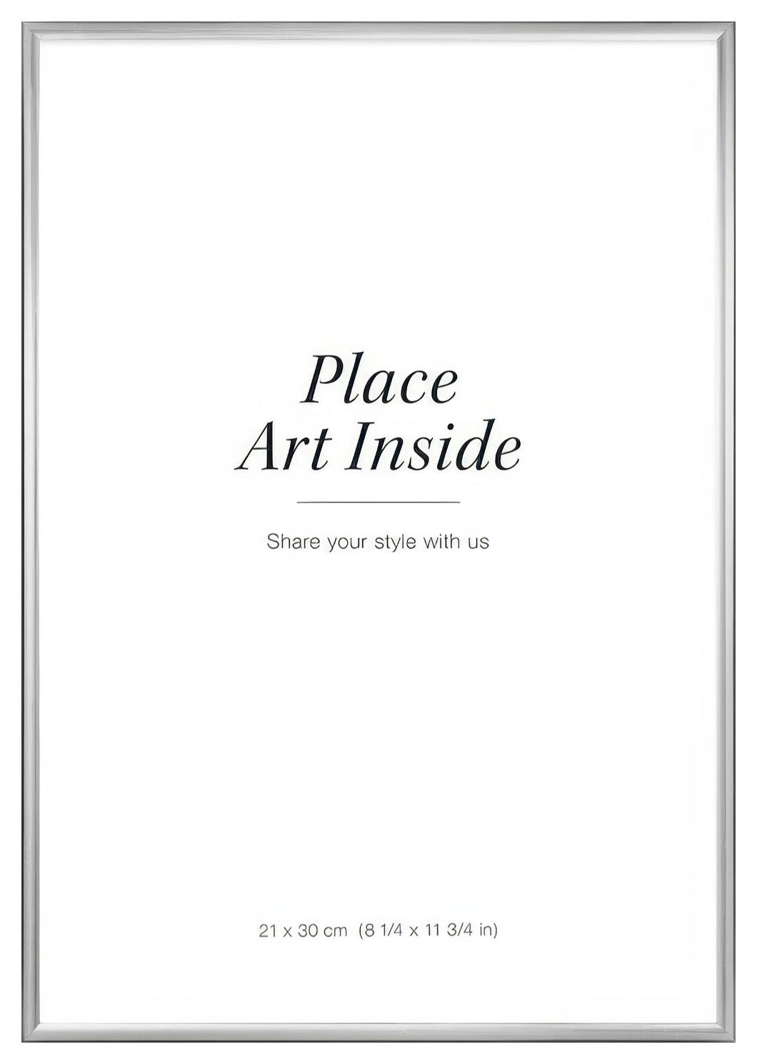 Fotolijst zilver 21x30 cm (A4) (21x30 cm) - Poster Store