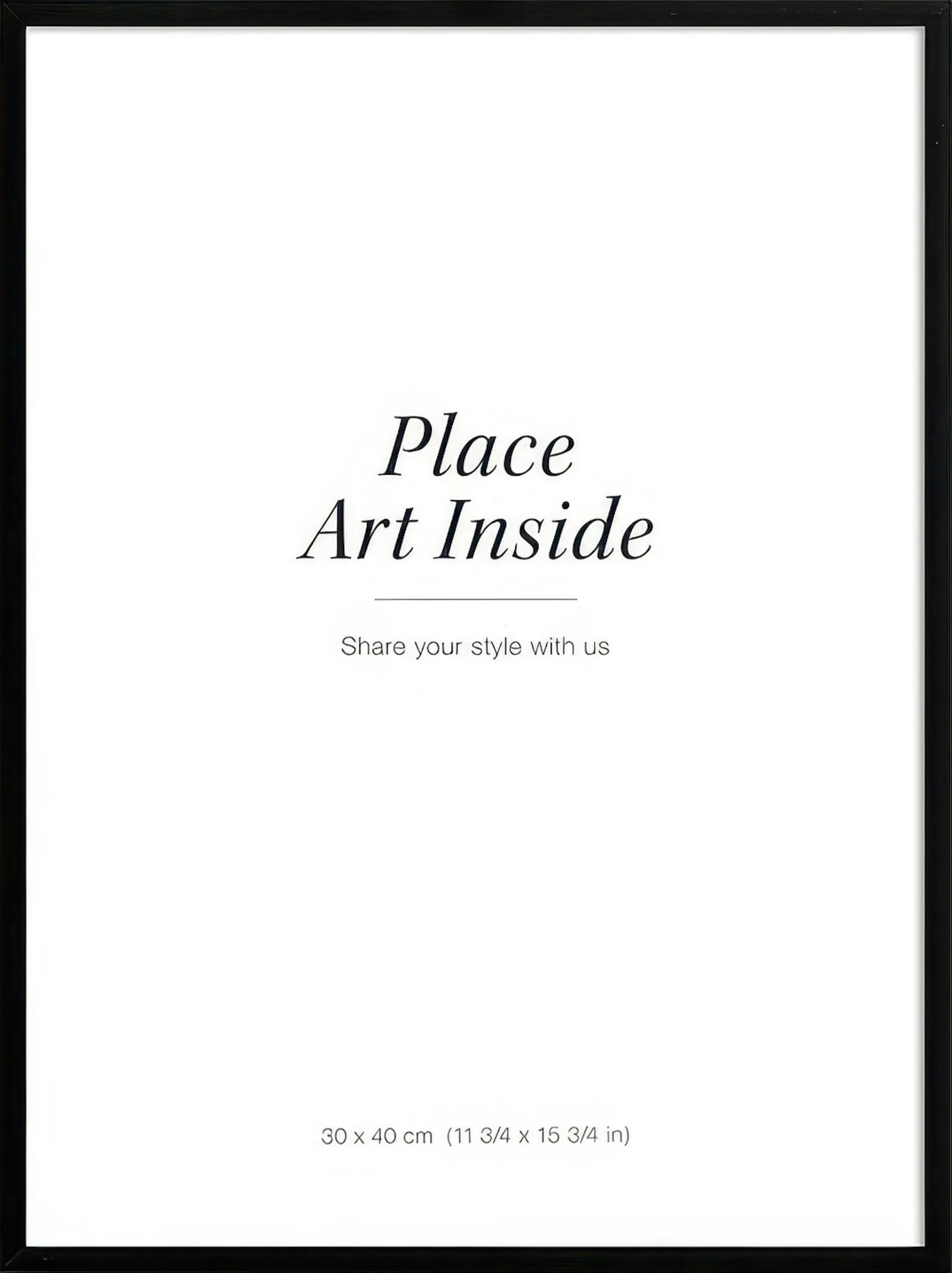 Black Metal Frame 30x40 cm thumbnail