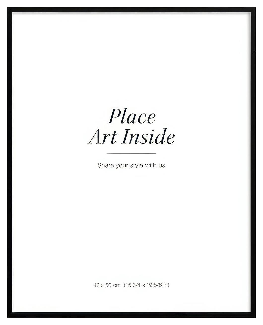 Fotolijst zwart metaal 40x50 cm (40x50 cm) - Poster Store