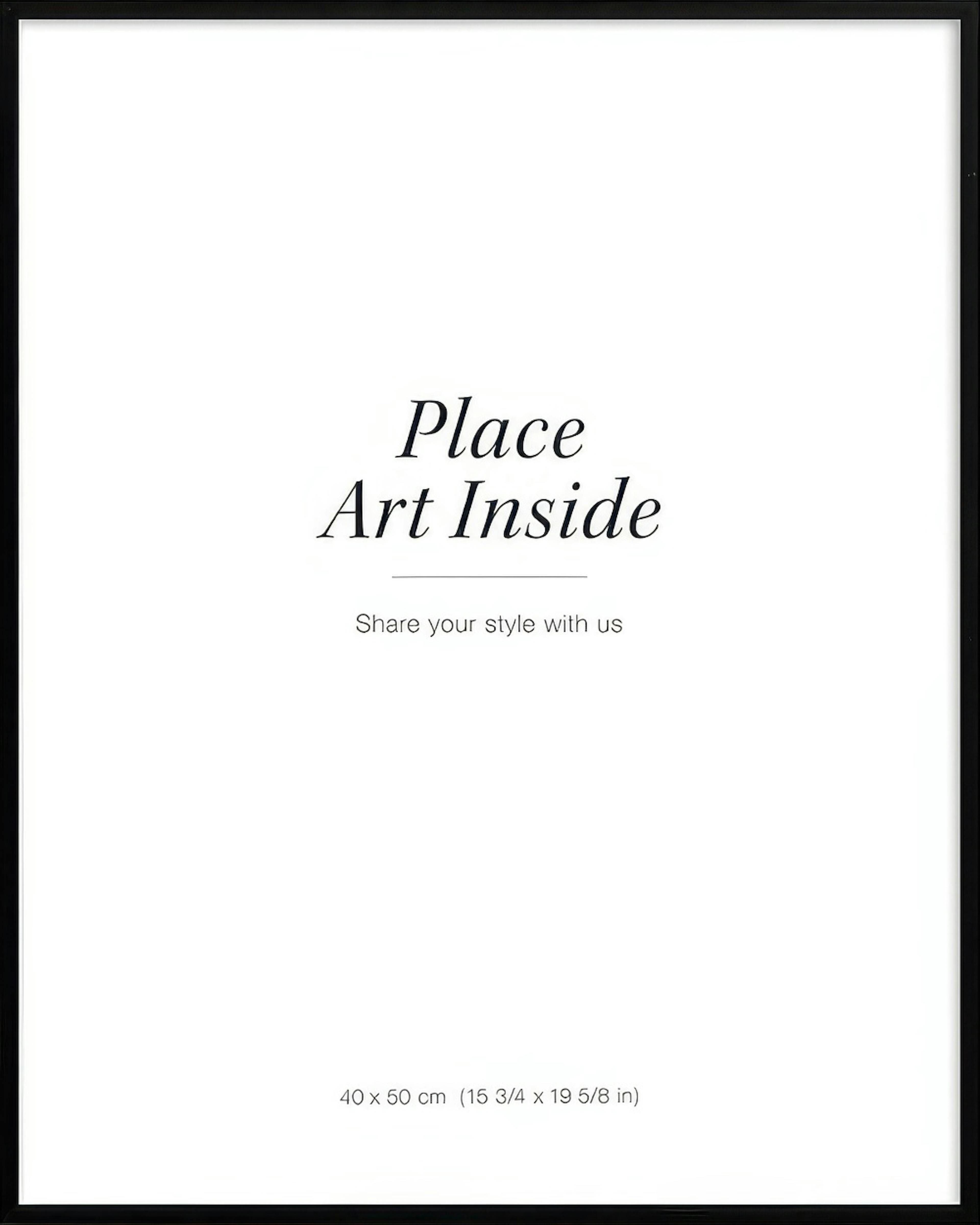 Black Metal Frame 40x50 cm thumbnail