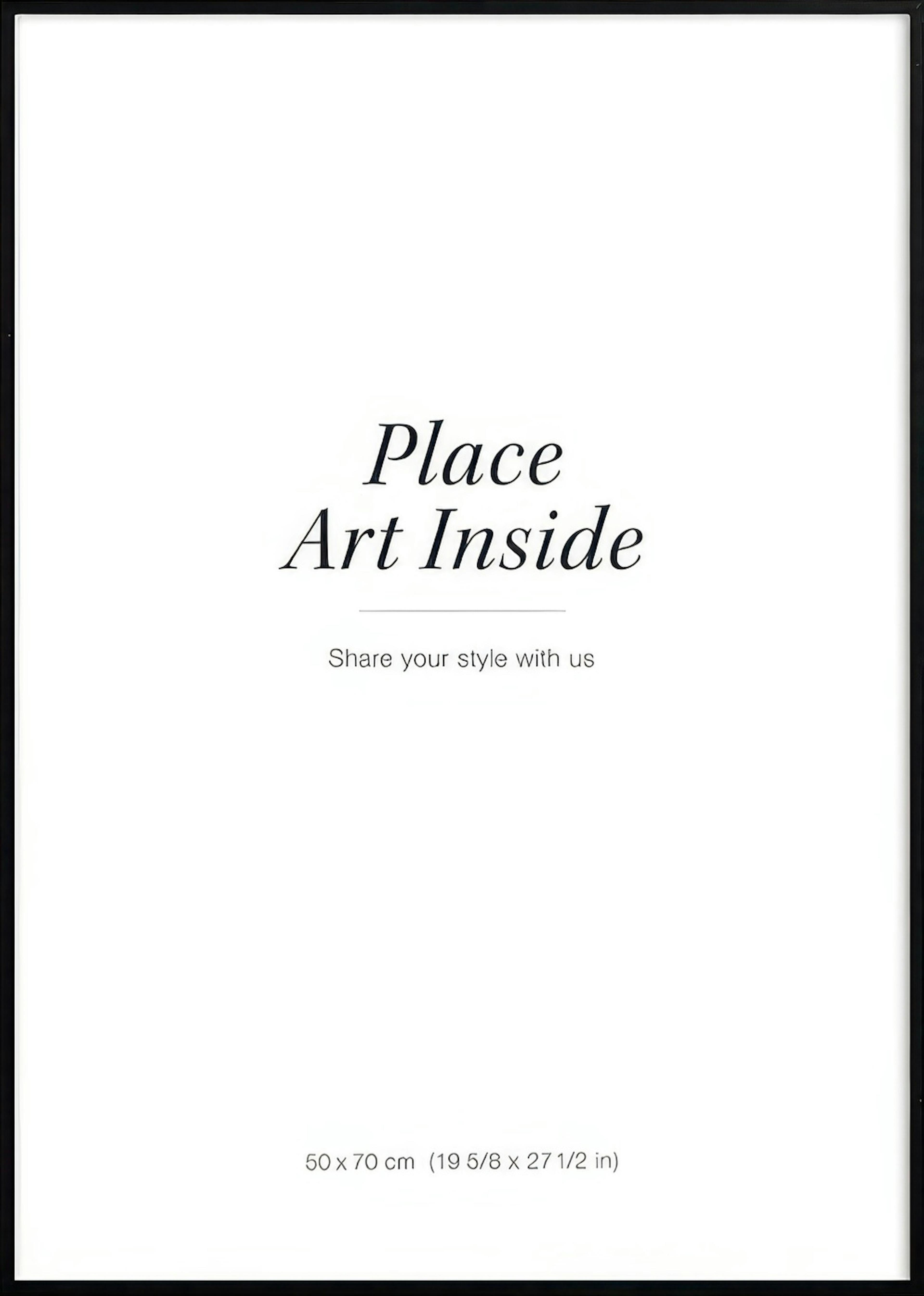 Black Metal Frame 50x70 cm thumbnail