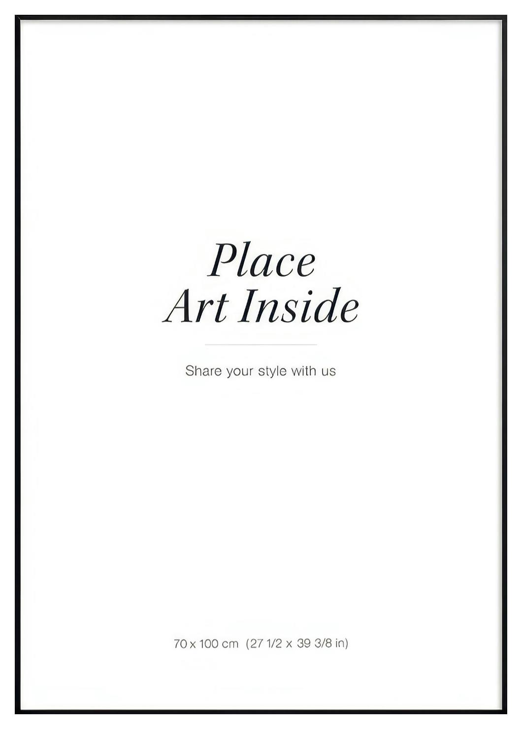 Black Metal Frame 70x100 cm (70x100 cm) - Poster Store High Quality Picture Frames